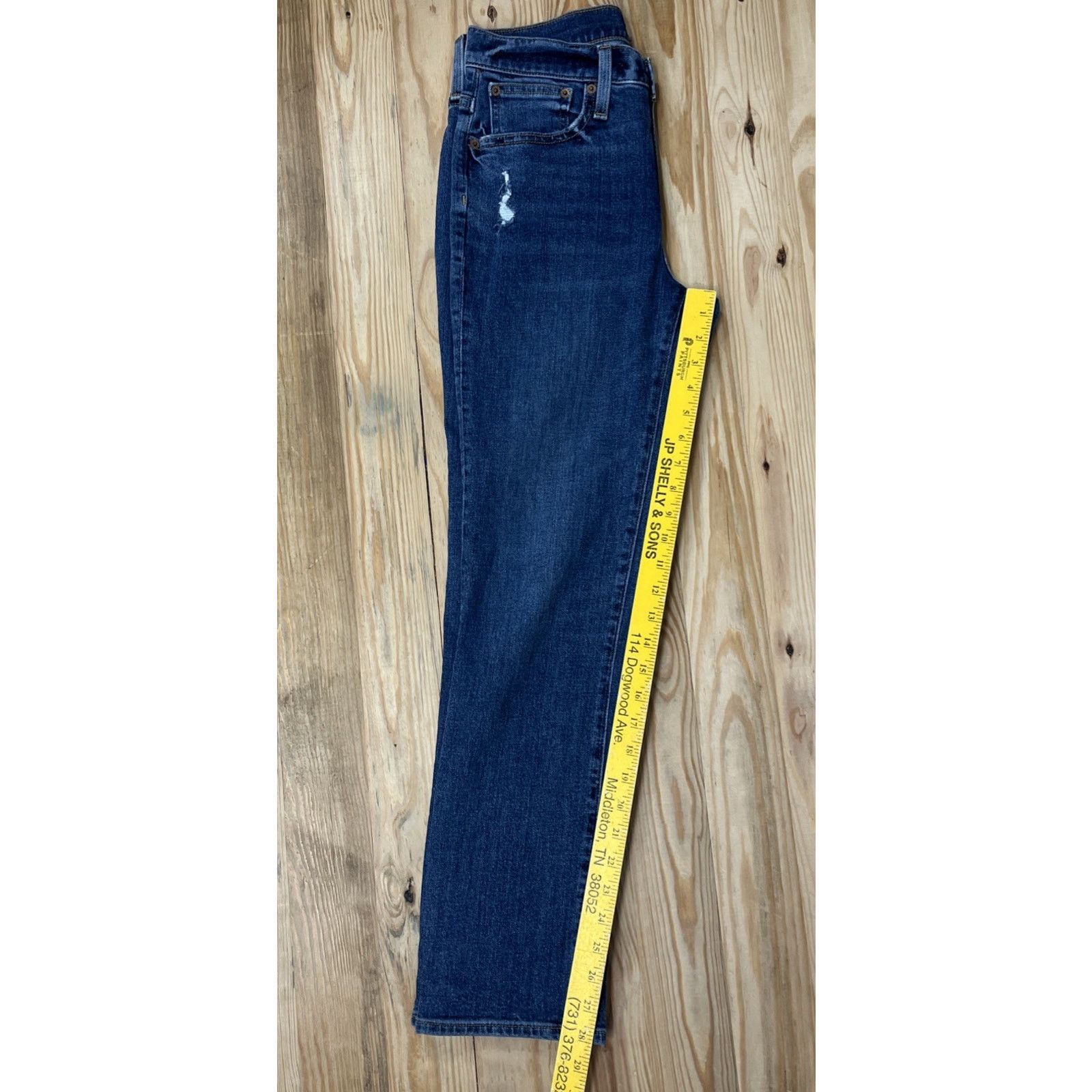 J.Crew J Crew Womens Jeans Blue Tag Size 25 Mid Rise Slim Boyfriend Size 28" / US 6 / IT 42 - 6 Thumbnail