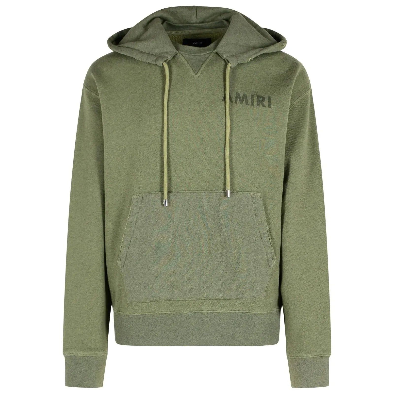 Amiri Stencil Overd Hoodie Olive Size US M / EU 48-50 / 2 - 1 Thumbnail