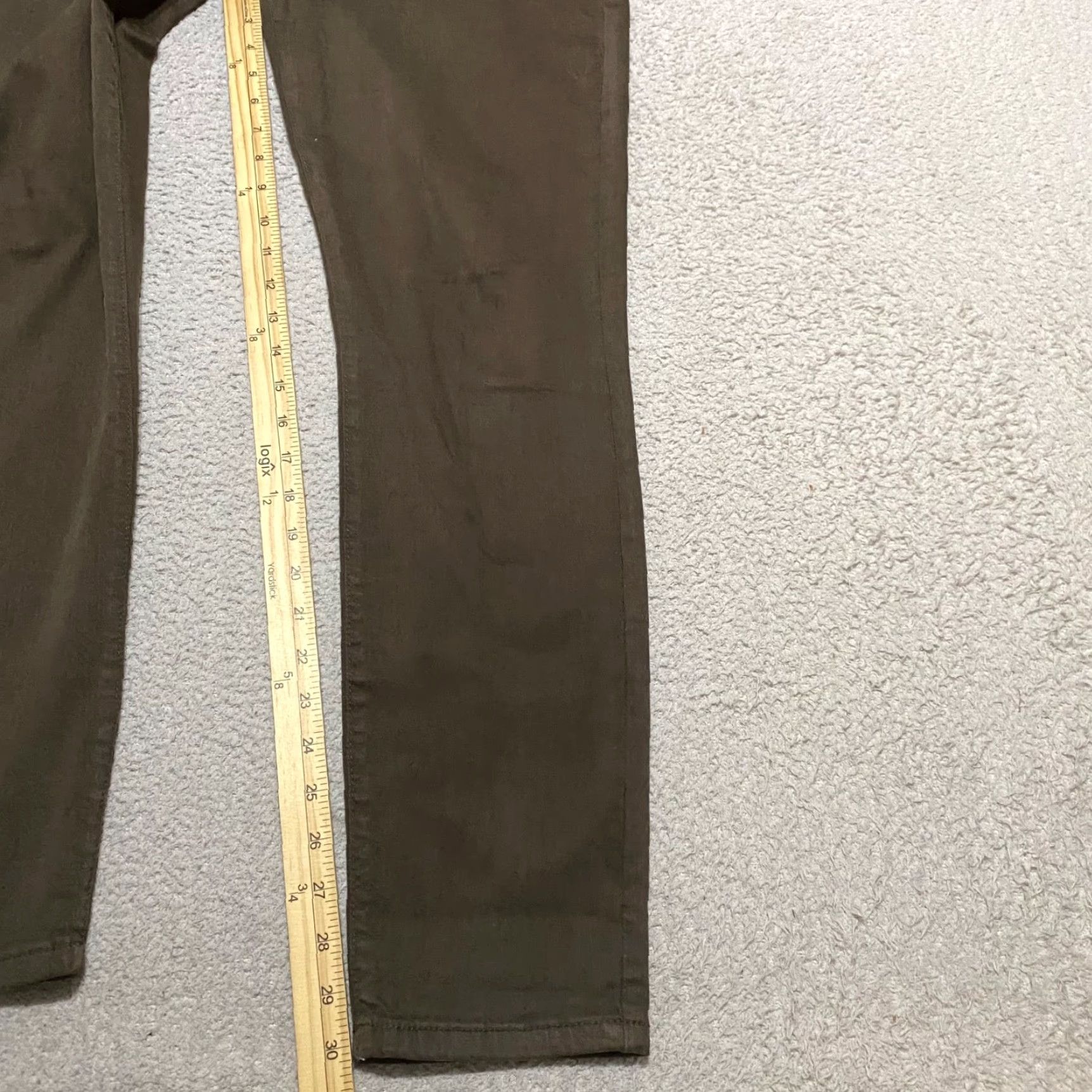 Sam Edelman Sam Edelman Jeans Womens Regular Size 16 Brown Mid Rise Skinny 30 Inseam 5-Pocket Design Size 38" / US 16 / IT 52 - 6 Thumbnail