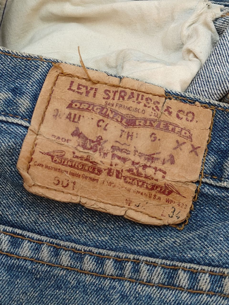 Levi's 90s Vintage Levis 501 Denim Size US 32 / EU 48 - 7 Thumbnail