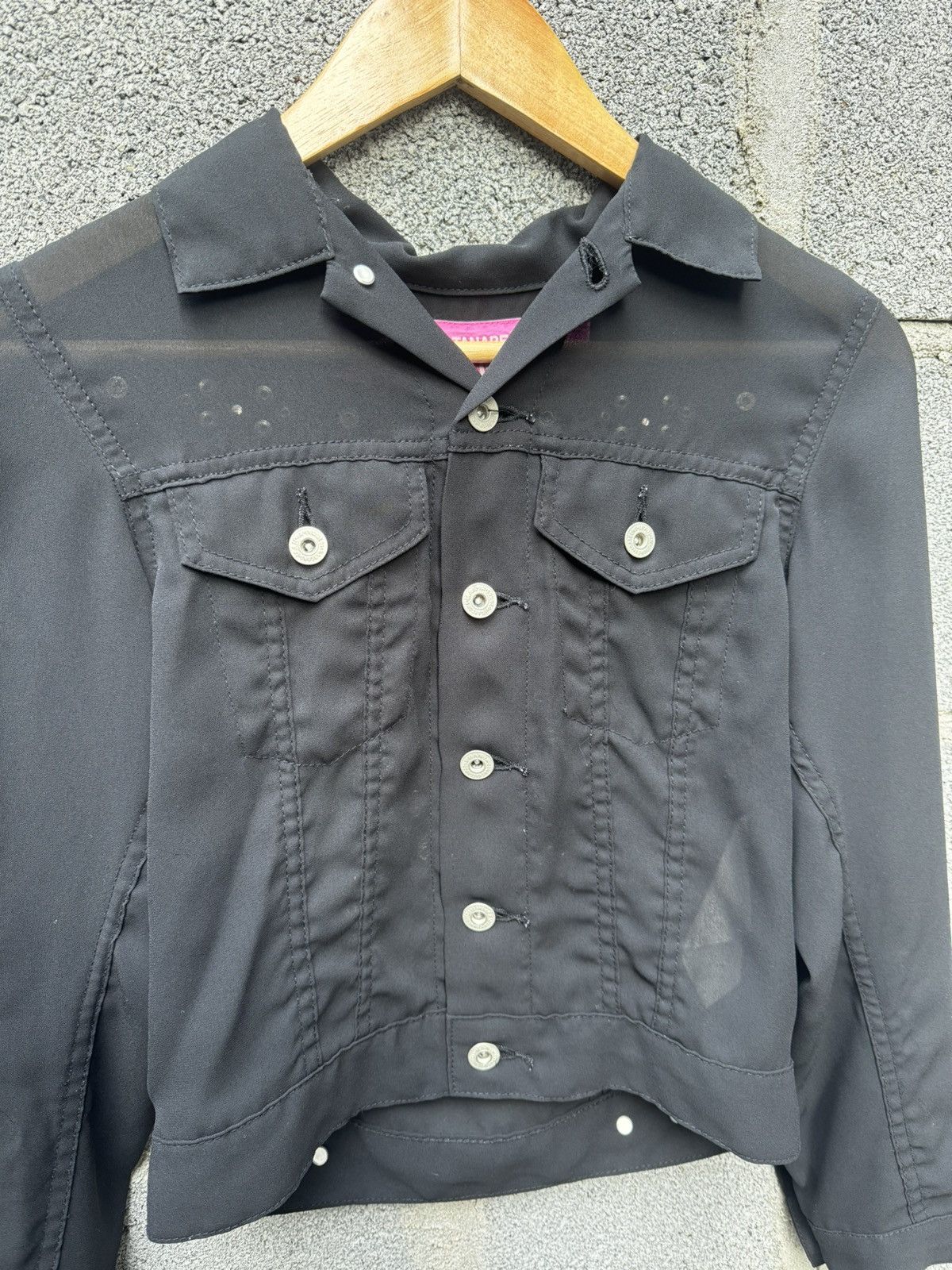 Junya Watanabe AD02 Junya Watanabe Star Studded Sheer Shirt Size US S / EU 44-46 / 1 - 4 Thumbnail