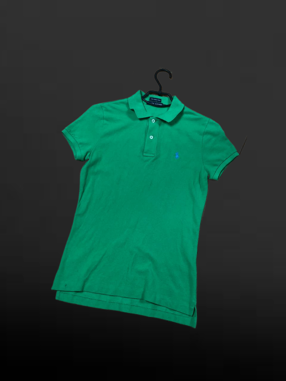 Ralph Lauren T-Shirt Green Size S Ralph Lauren logo Y2K Skinny Polo Size S / US 4 / IT 40 - 1 Thumbnail