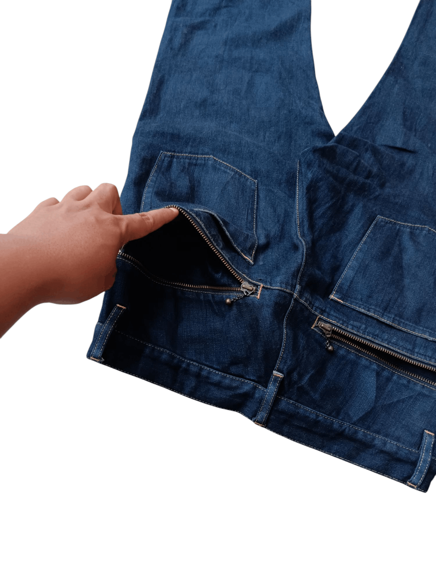 Final Home final home double pocket zipper denim pants Size US 32 / EU 48 - 15 Thumbnail