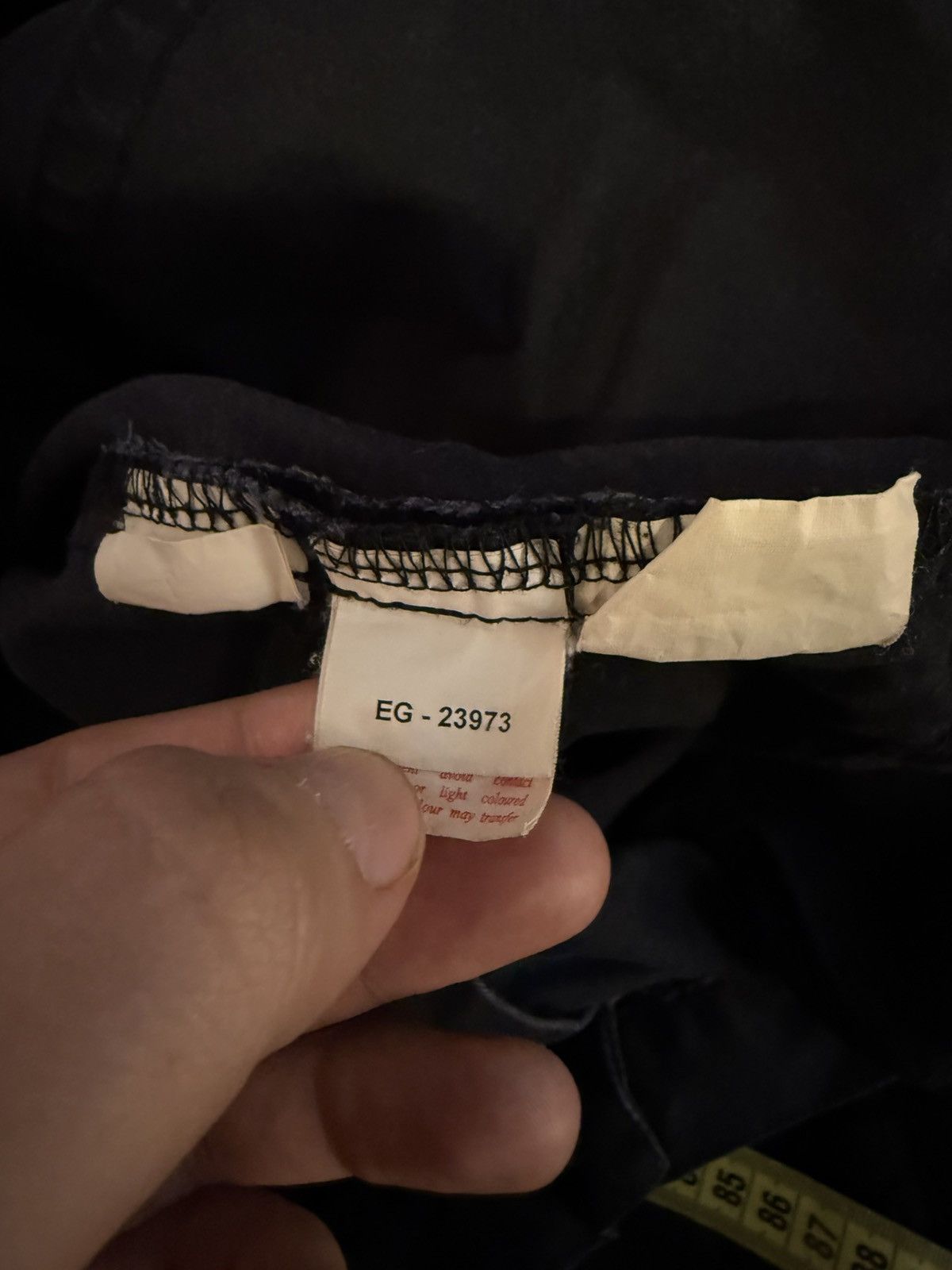 Yves Saint Laurent 40x30 YSL Jeans Black Denim Pants Cotton Casual Vintage y2k Size US 40 / EU 56 - 11 Thumbnail
