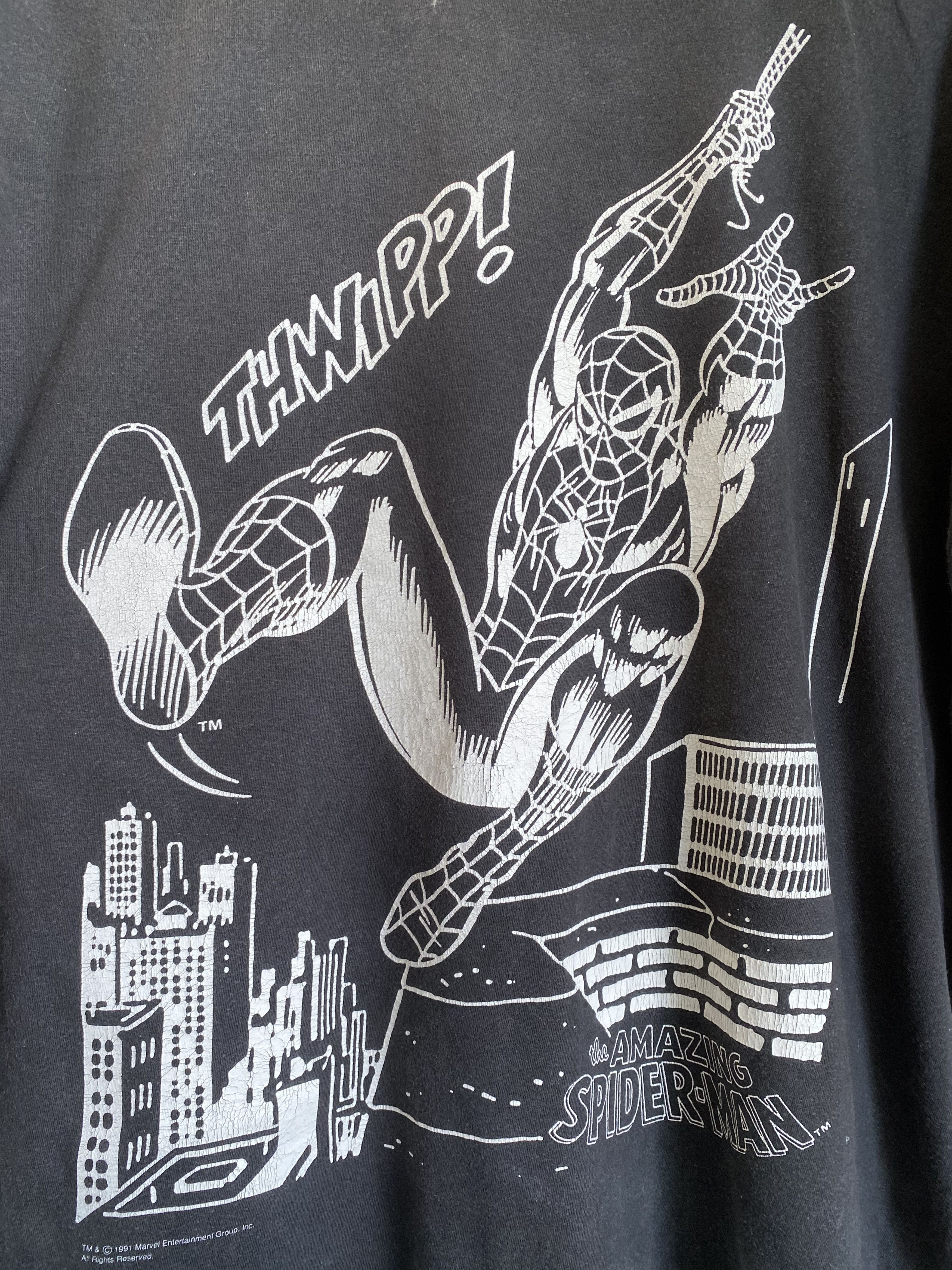 Cartoon Network × Marvel Comics × Vintage Vintage 90s Amazing Spider Man Marvel Comics tee Size US M / EU 48-50 / 2 - 3 Thumbnail
