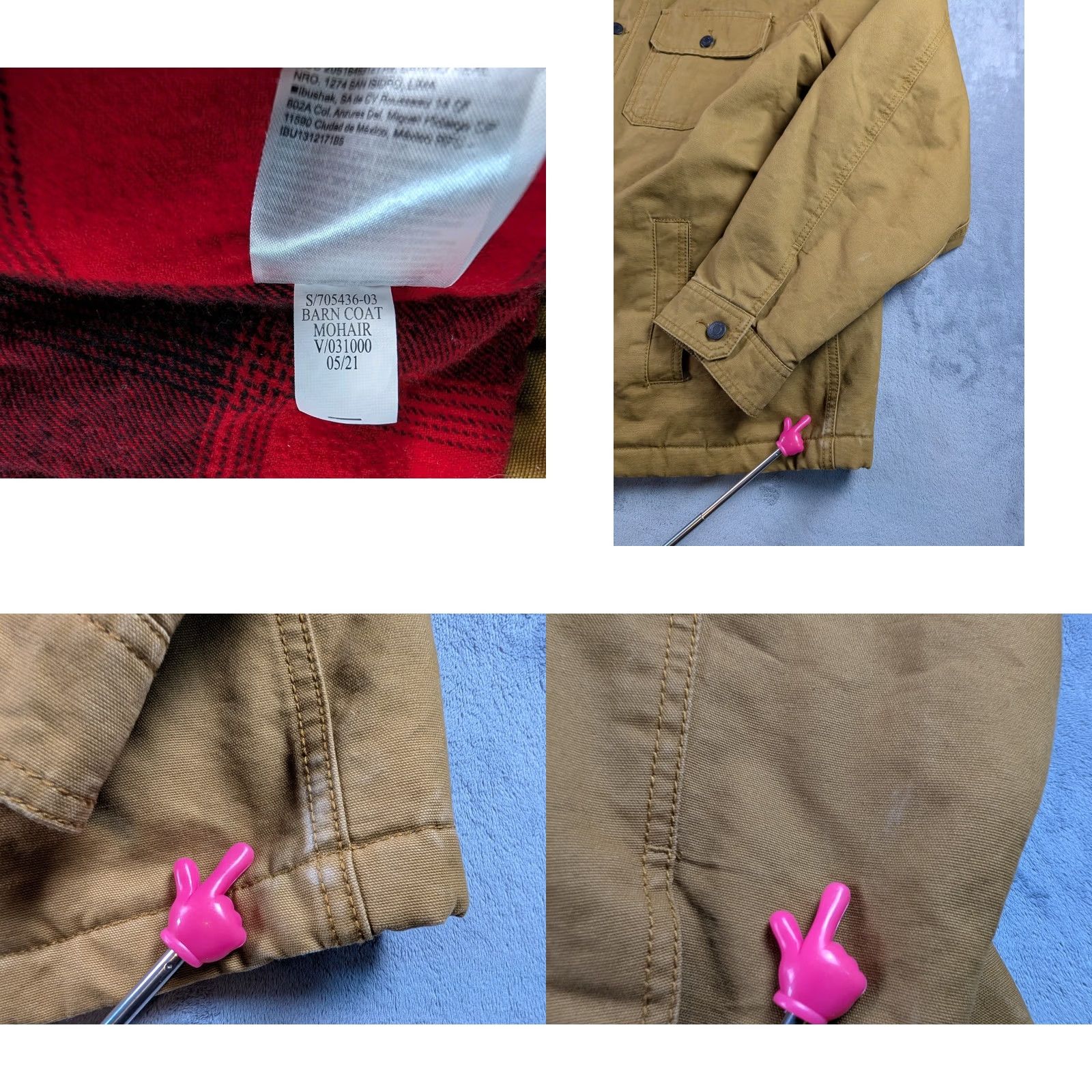 Old Navy Old Navy Jacket Men 2XL Tan Corduroy Collar Chore Coat Barn Flannel Lined Jacket Size US XXL / EU 58 / 5 - 8 Thumbnail