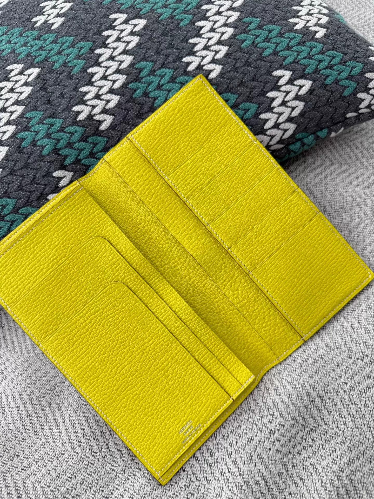 Hermes Hermes yellow long bifold wallet unused Size ONE SIZE - 4 Thumbnail