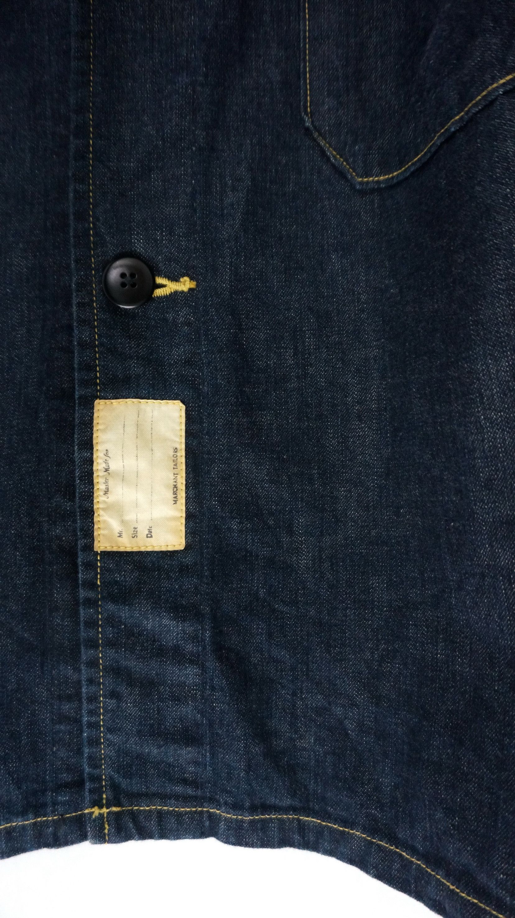 Japanese Brand KAPITAL Denim Shop Coat Indigo Size S / US 4 / IT 40 - 7 Thumbnail