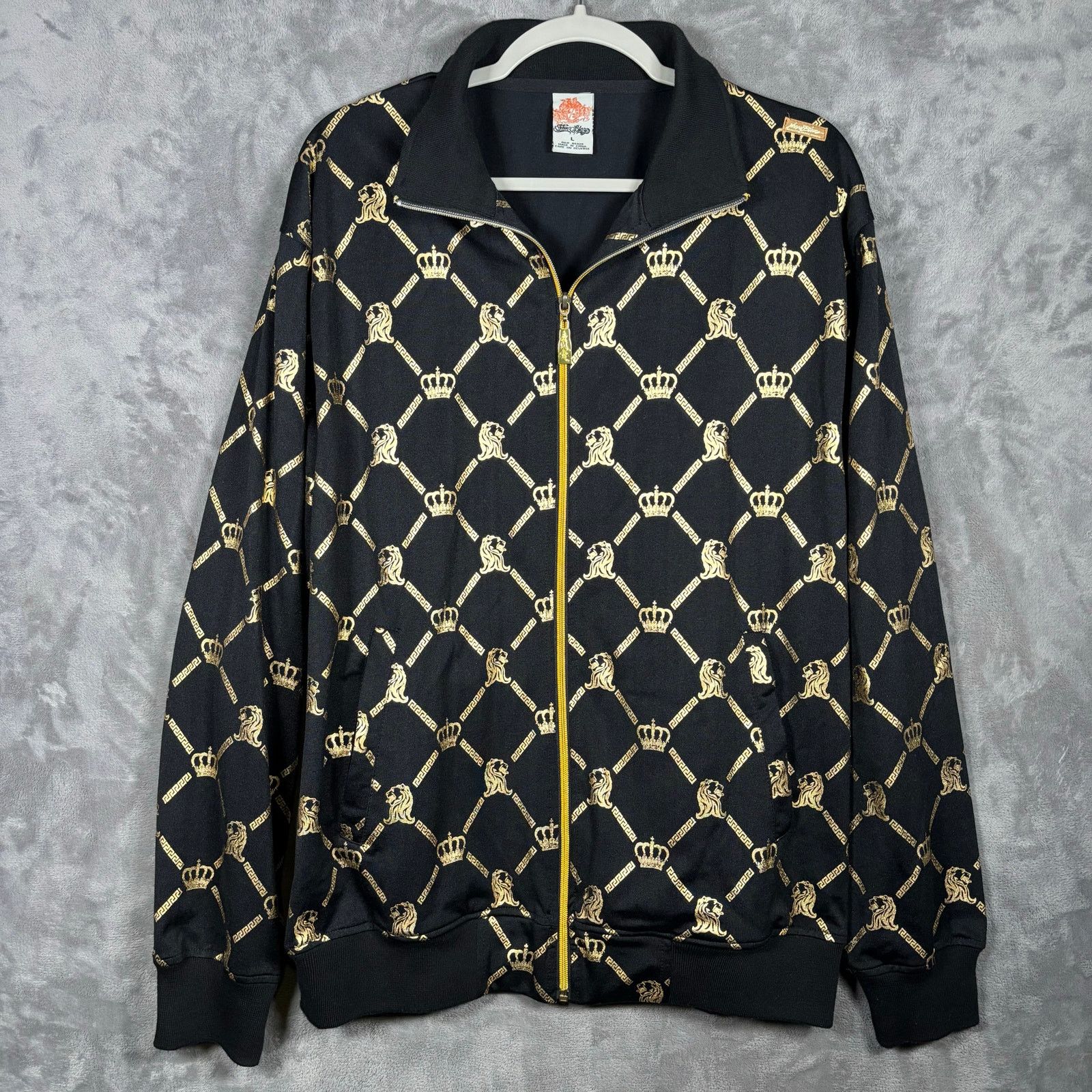 Other Rare Vintage Johnny Blaze Crown Lion Track Jacket Size L Size US L / EU 52-54 / 3 - 1 Thumbnail