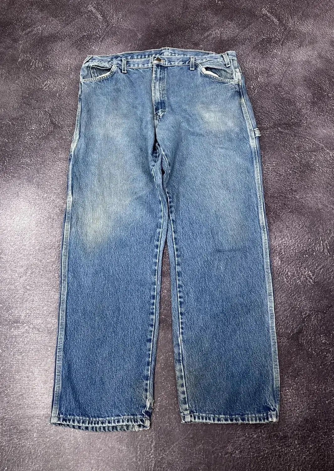 Dickies × Vintage Vintage Dickies Faded Blue American Denim Baggy Jeans Size US 38 / EU 54 - 2 Thumbnail