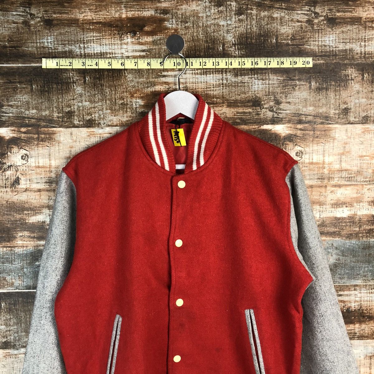 Japanese Brand Japan vintage plain Red Bomber varsity Jacket #A1756 Size US M / EU 48-50 / 2 - 2 Thumbnail