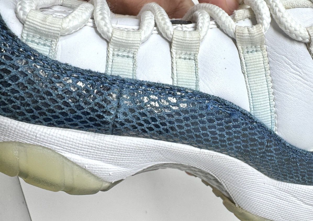 Jordan Brand × Nike Nike Air Jordan XI 11 Low Navy Snakeskin 2019 Retro size 8.5 Size US 8.5 / EU 41-42 - 12 Thumbnail