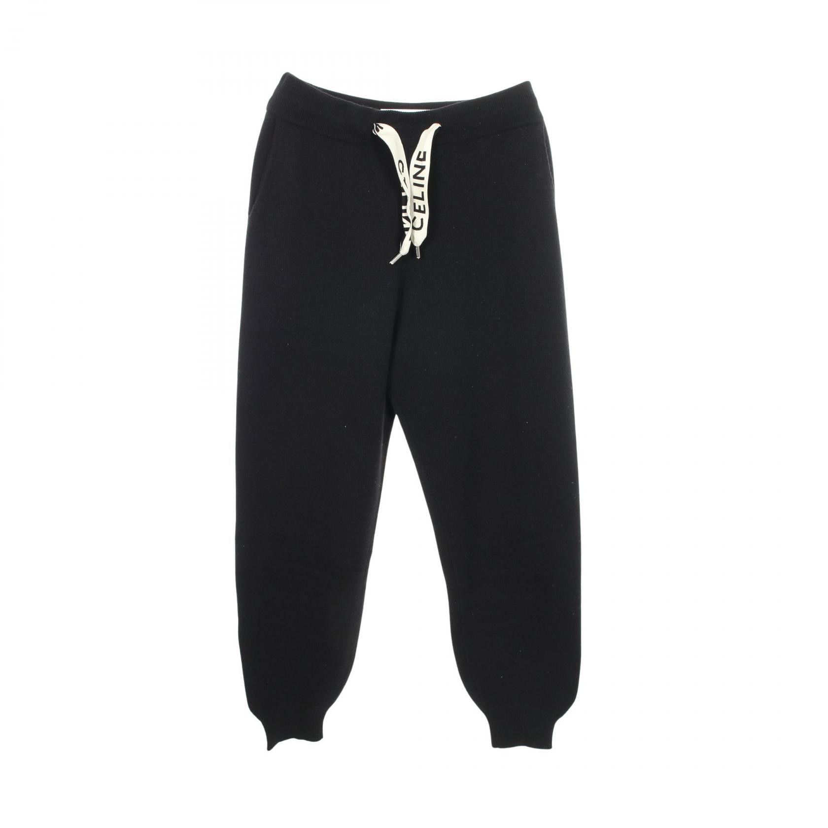 Celine Celine CELINE Logo Wool Cashmere Pants Textile Bottoms 2A54Q402P DUTY FREE for USA Size ONE SIZE - 1 Thumbnail
