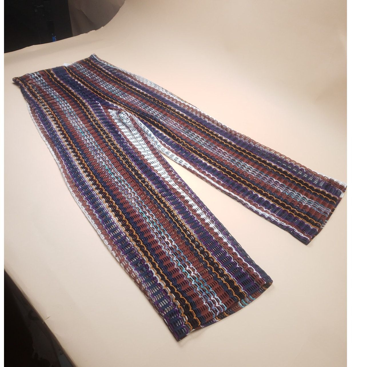 Missoni MISSONI Zig Zag Knit 3-Piece Set Cardigan Maxi Pants Rare Size M / US 6-8 / IT 42-44 - 10 Thumbnail