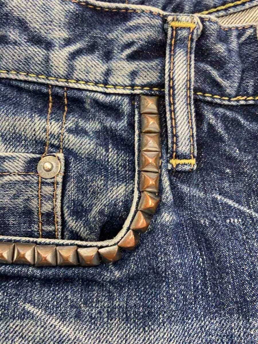 Hysteric Glamour Studded Aged Denim Jeans Size US 28 / EU 44 - 4 Thumbnail