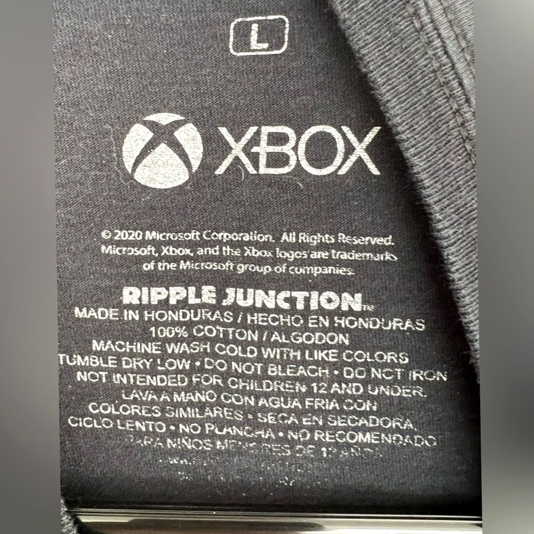 Ripple Junction Ripple Junction Mens Large Black Xbox Gaming University Shirt Size US L / EU 52-54 / 3 - 3 Thumbnail