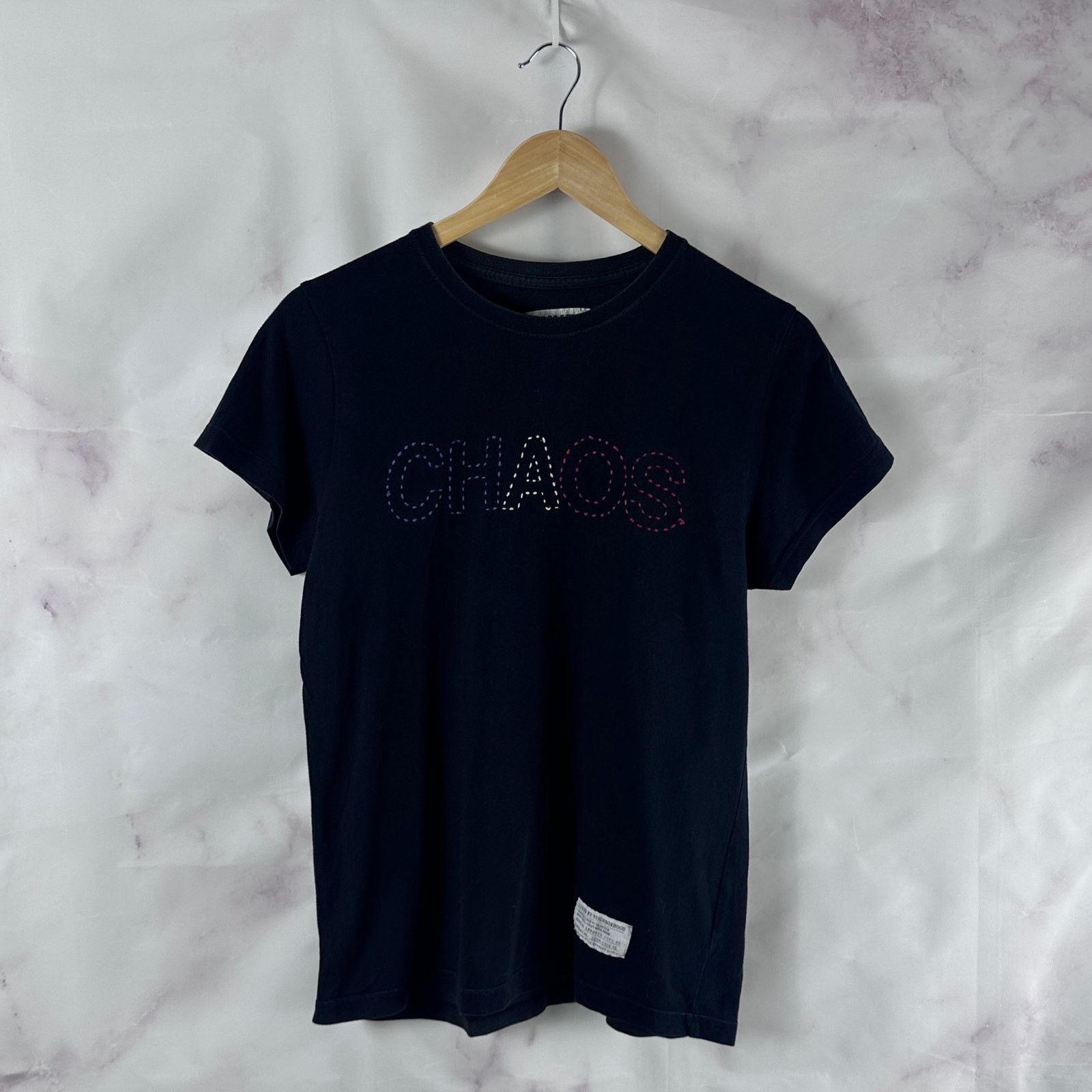 Neighborhood Luker CHAOS Black Tee Size US S / EU 44-46 / 1 - 1 Thumbnail