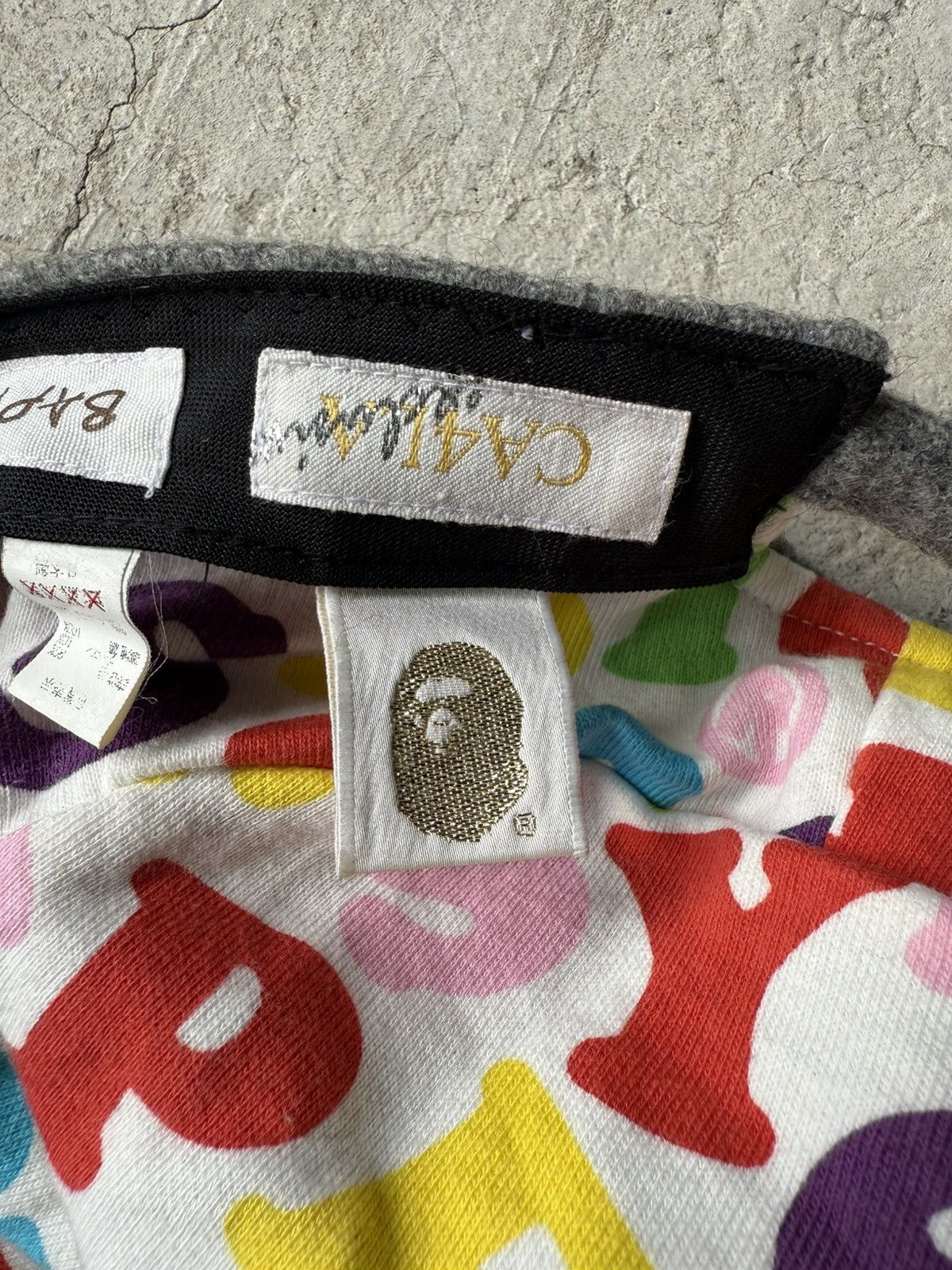 CA4LA Vintage CA4LA x Bathing ape baby Reprise Toshi Wool Cap Size ONE SIZE - 7 Thumbnail