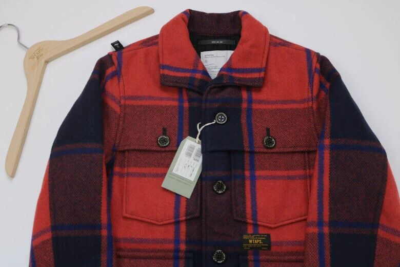 Wtaps WTAPS LAMBER JACKET 4-Pocket RedCheck WoolMelton S Size US S / EU 44-46 / 1 - 4 Thumbnail