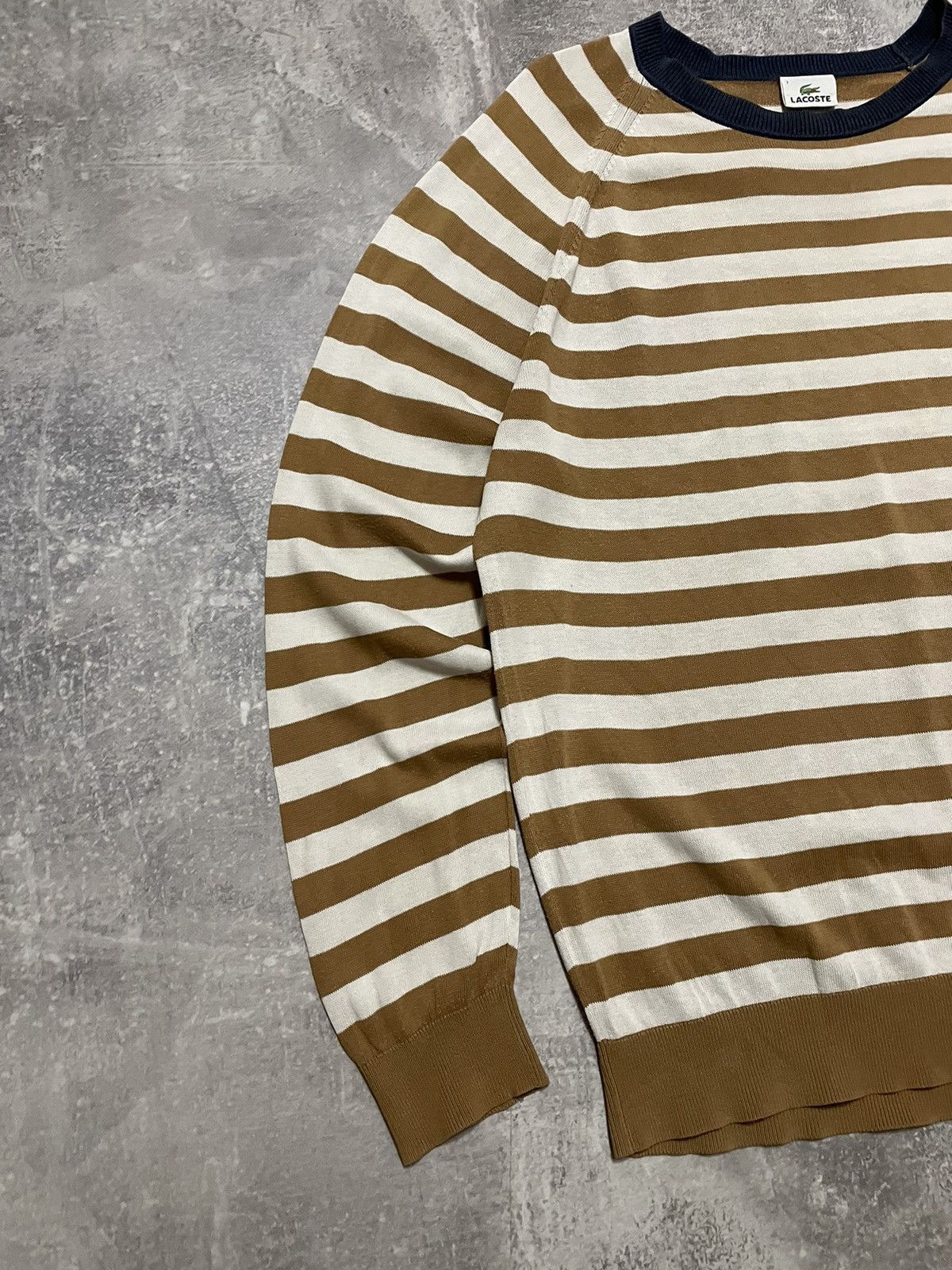 Lacoste Vintage Lacoste Striped Sweater Size US XL / EU 56 / 4 - 4 Thumbnail