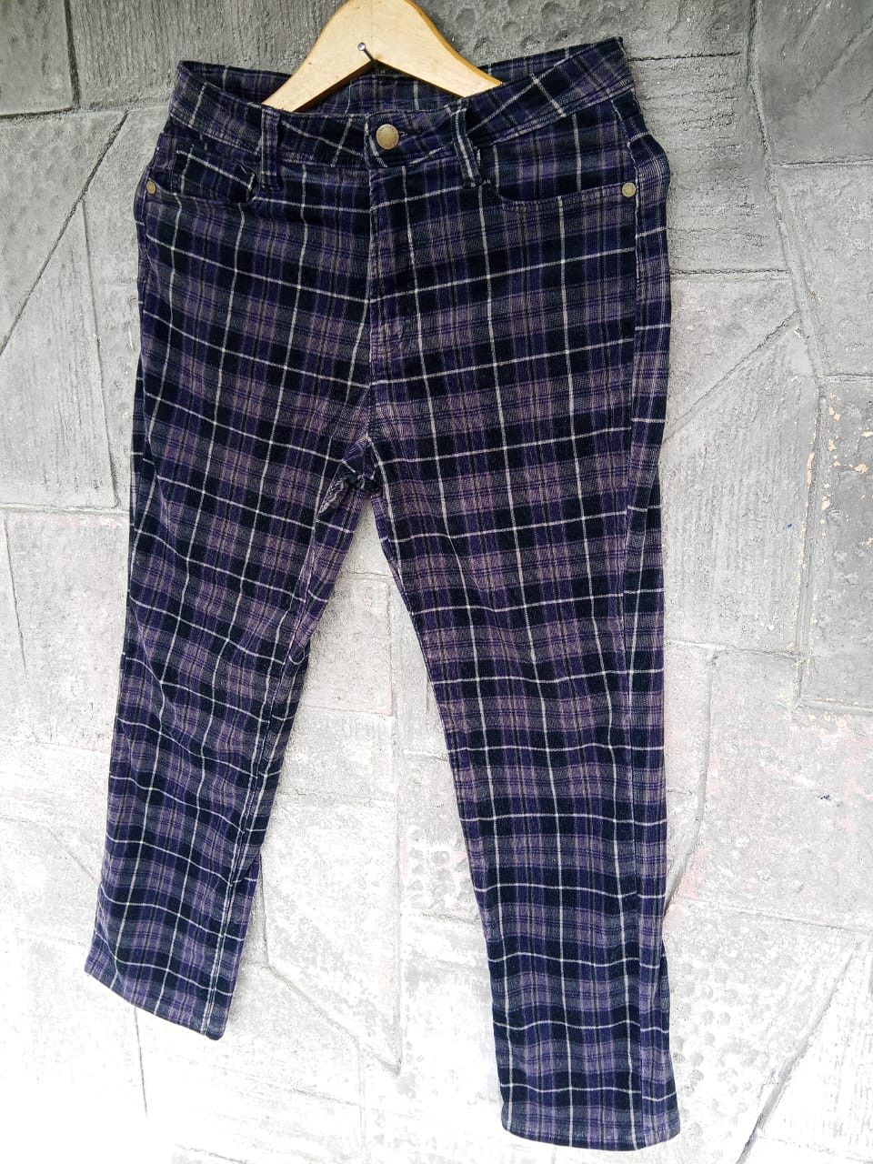 Designer × If Six Was Nine × Le Grande Bleu (L.G.B.) Chino Work Trousers Tartan trousers Size US 29 - 1 Thumbnail