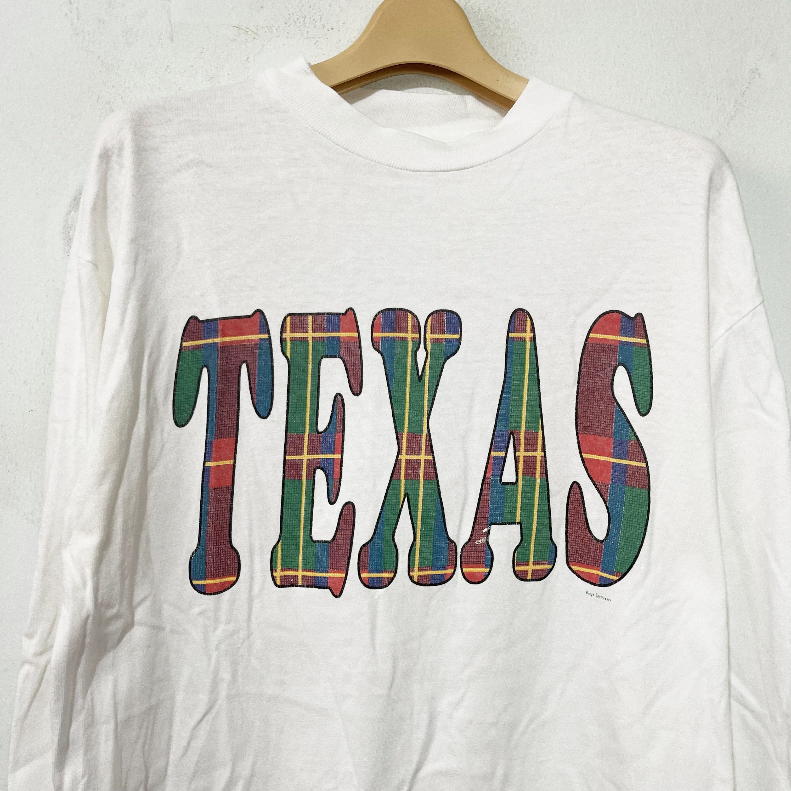 Vintage Vintage 90s Texas Long Sleeve T-Shirt Size US M / EU 48-50 / 2 - 2 Thumbnail