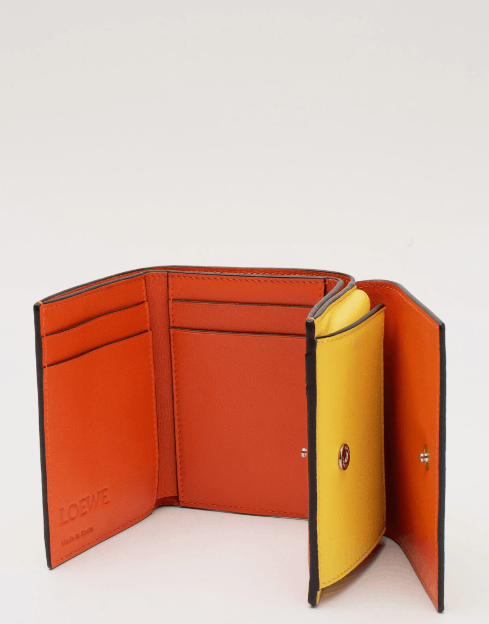 Loewe LOEWE Leather Trifold Wallet Size ONE SIZE - 2 Thumbnail