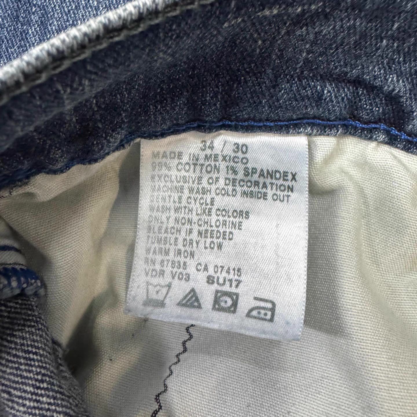 Nautica Nautica Washed Blue Jeans Q10 Size US 38 / EU 54 - 3 Thumbnail