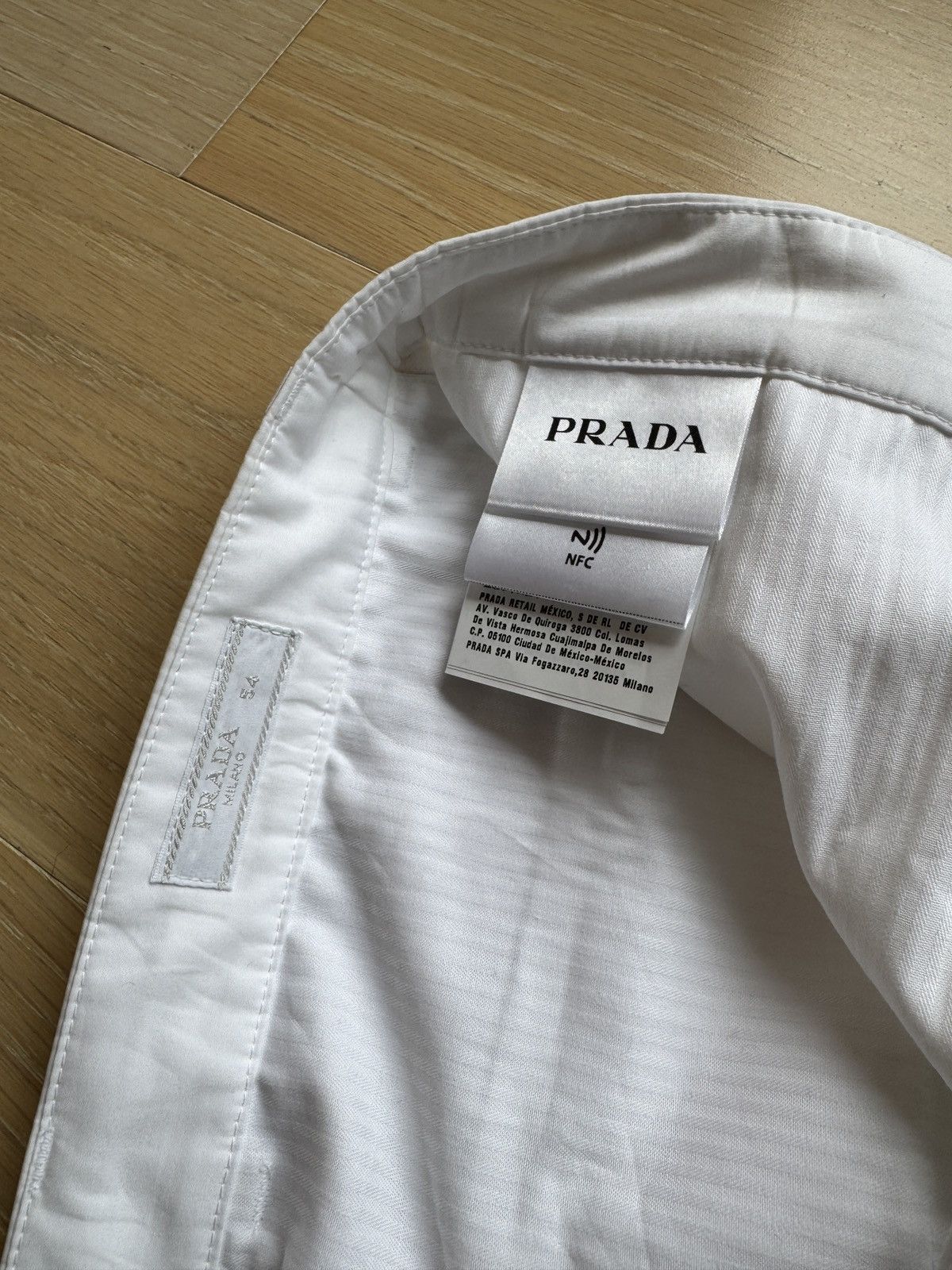 Prada Prada White Cotton Poplin Shorts size 54 Size US 38 / EU 54 - 6 Thumbnail