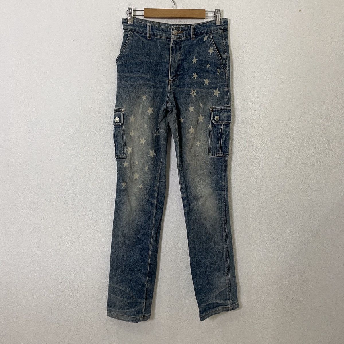 Vintage Diable De Nubile Star Motive Tactical Denim