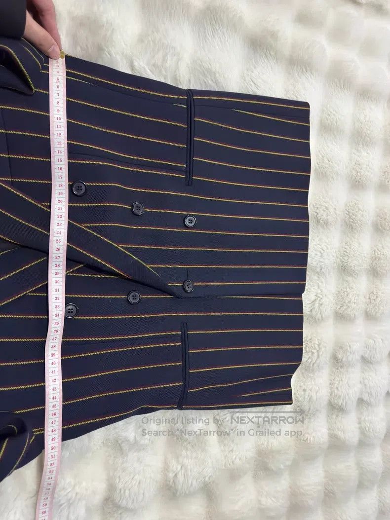 Saint Laurent Paris Saint Laurent Paris Striped double-breasted men's suit Size US M / EU 48-50 / 2 - 8 Thumbnail