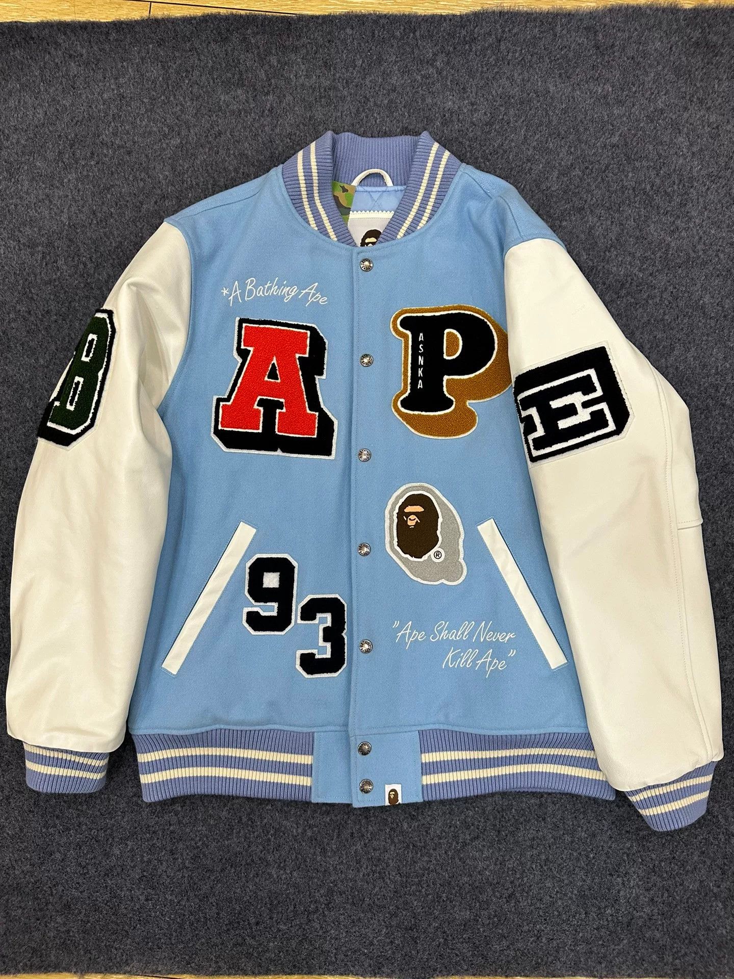 Bape Bape Multi Glow Jacket Outerwear Size US XL / EU 56 / 4 - 1 Thumbnail