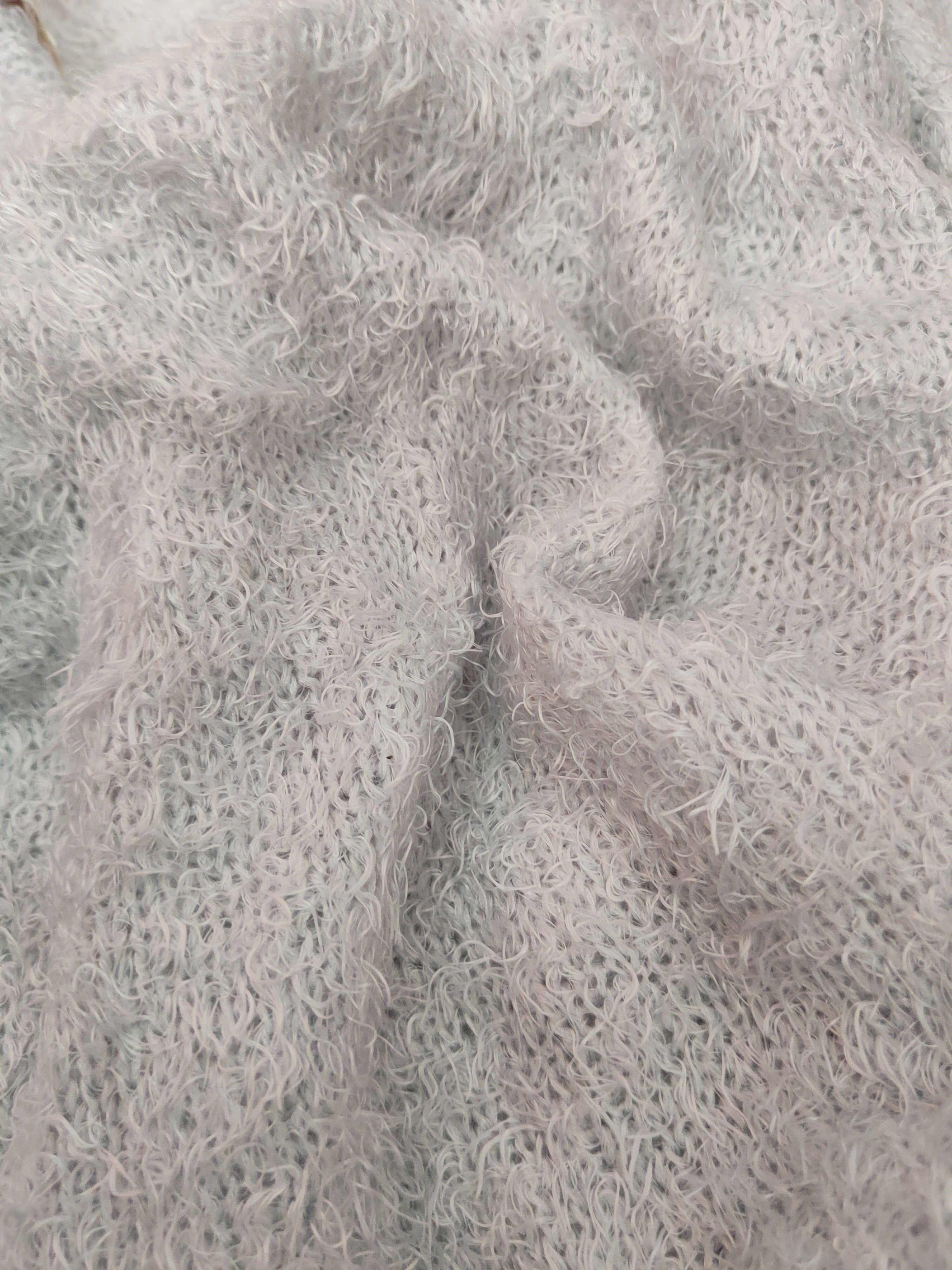 Japanese Brand × Vintage Earth Music & Ecology Light Blue Fur Mohair Knitwear #S1909 Size M / US 6-8 / IT 42-44 - 10 Thumbnail