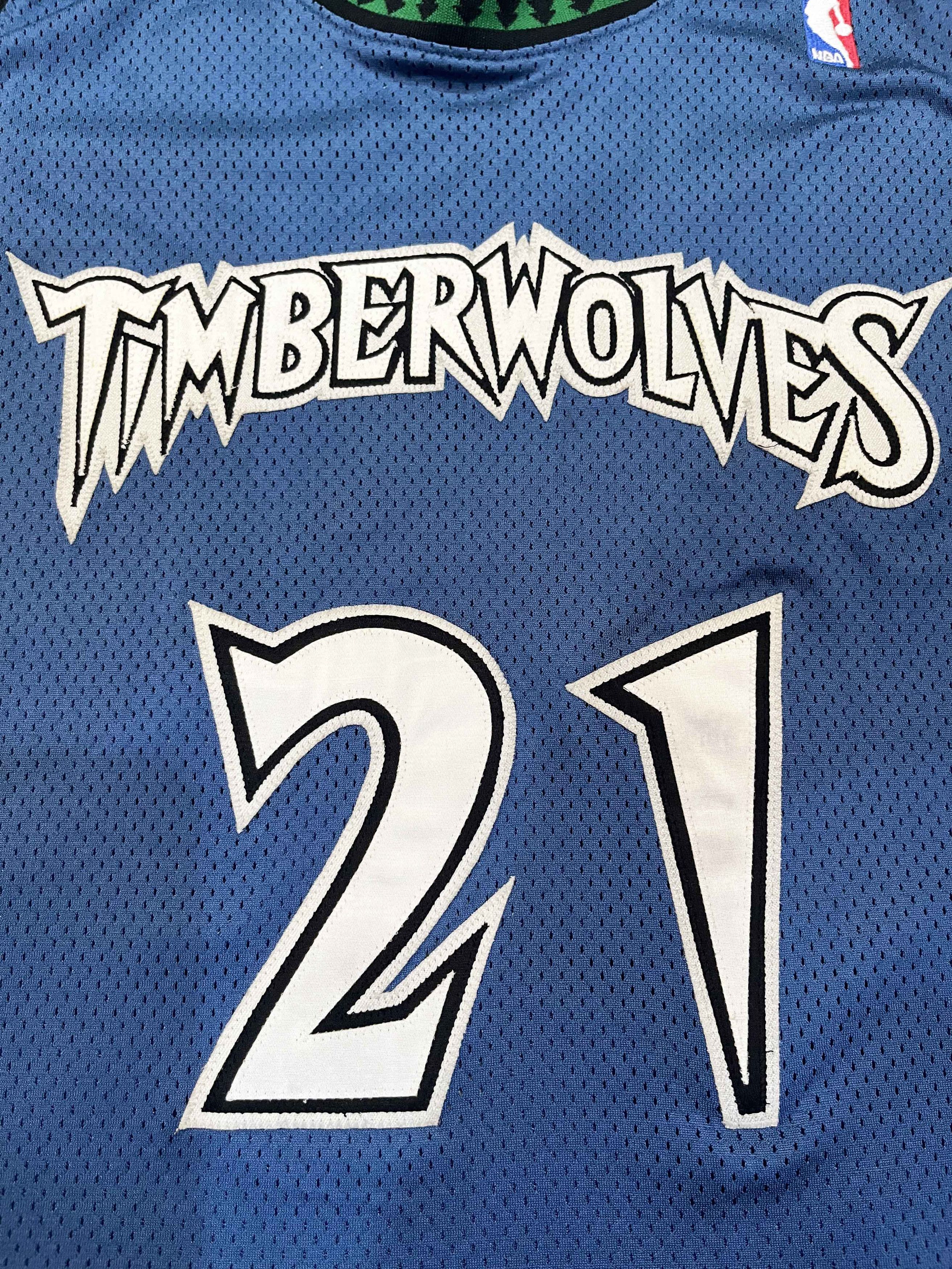 NBA × Reebok Reebok NBA Minnesota Timberwolves GARNETT #21 Jersey Size US XL / EU 56 / 4 - 2 Thumbnail