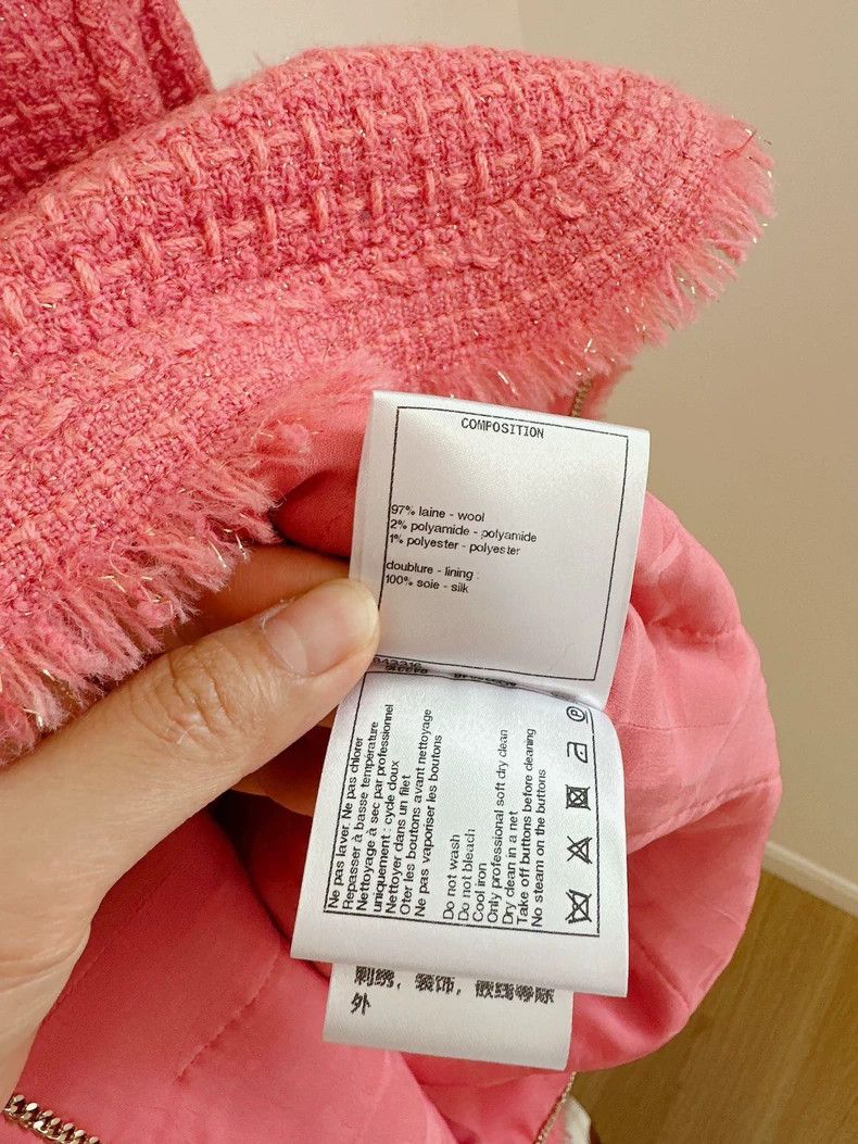 Chanel Chanel 20A watermelon red coat Size XXS / US 00 / IT 34 - 6 Thumbnail