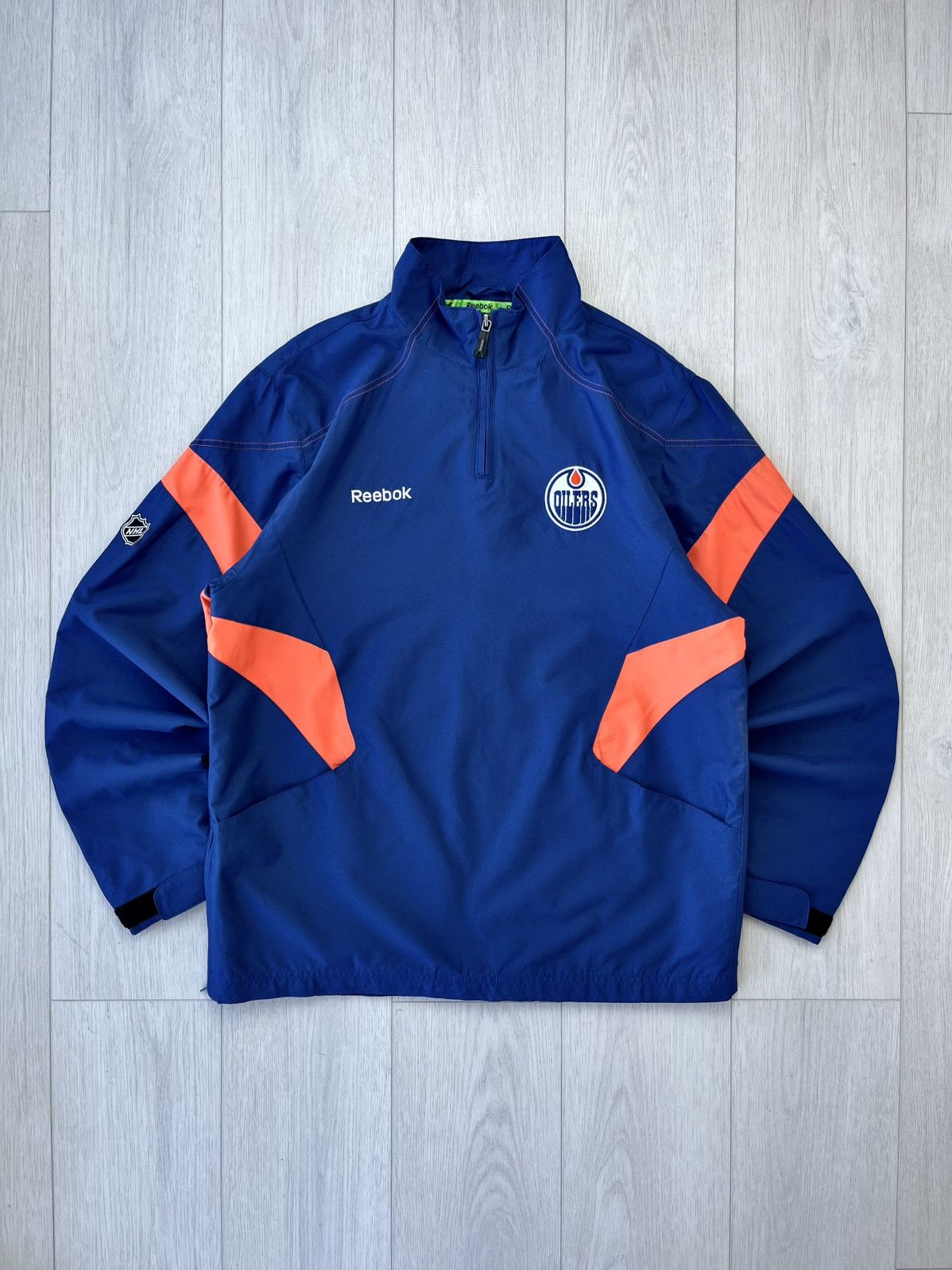 Reebok Vintage Reebok Edmonton Oilers Track Jacket NHL USA Y2K 90s Size US S / EU 44-46 / 1 - 3 Thumbnail