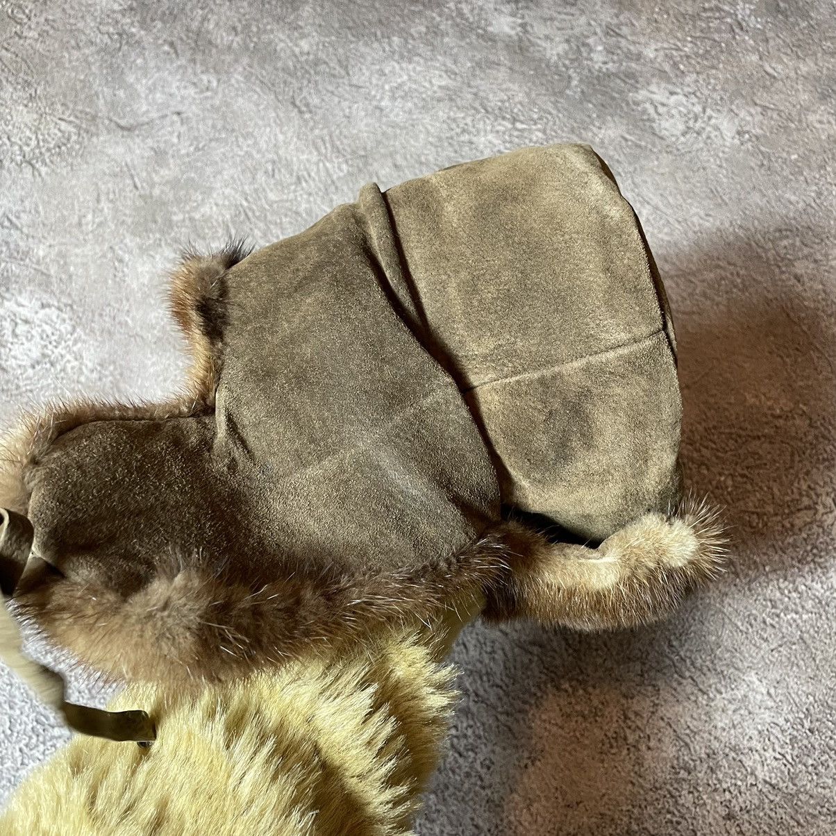 Vintage Vintage 90s Mohair Ushanka Beanie Alt Streetwear Relaxed OS Size ONE SIZE - 4 Thumbnail