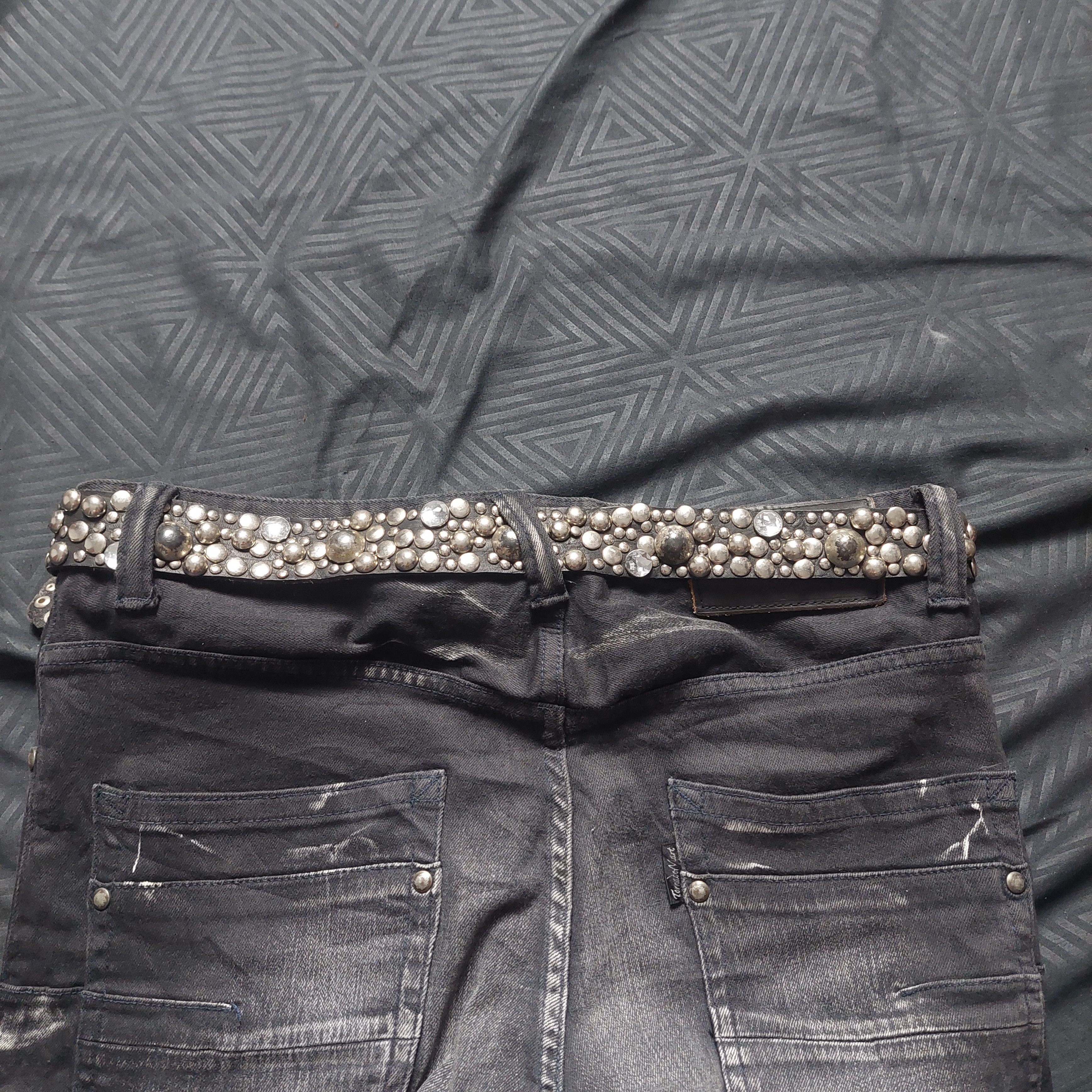 Vintage Studed belt Size ONE SIZE - 7 Thumbnail