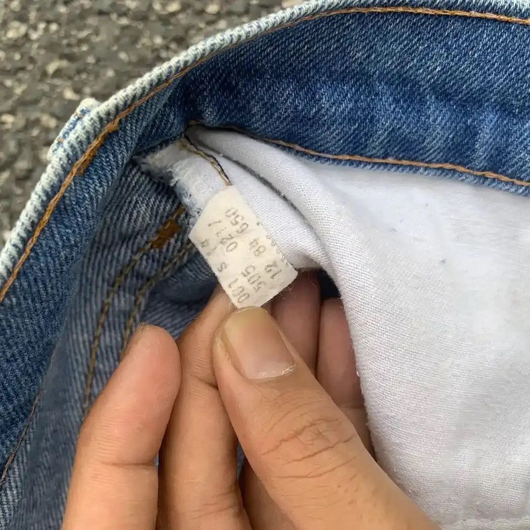 Levi's 💥 1980’s Vintage Levi’s 505 Jeans Custom Made W28 L30 Pants Size US 28 / EU 44 - 7 Thumbnail