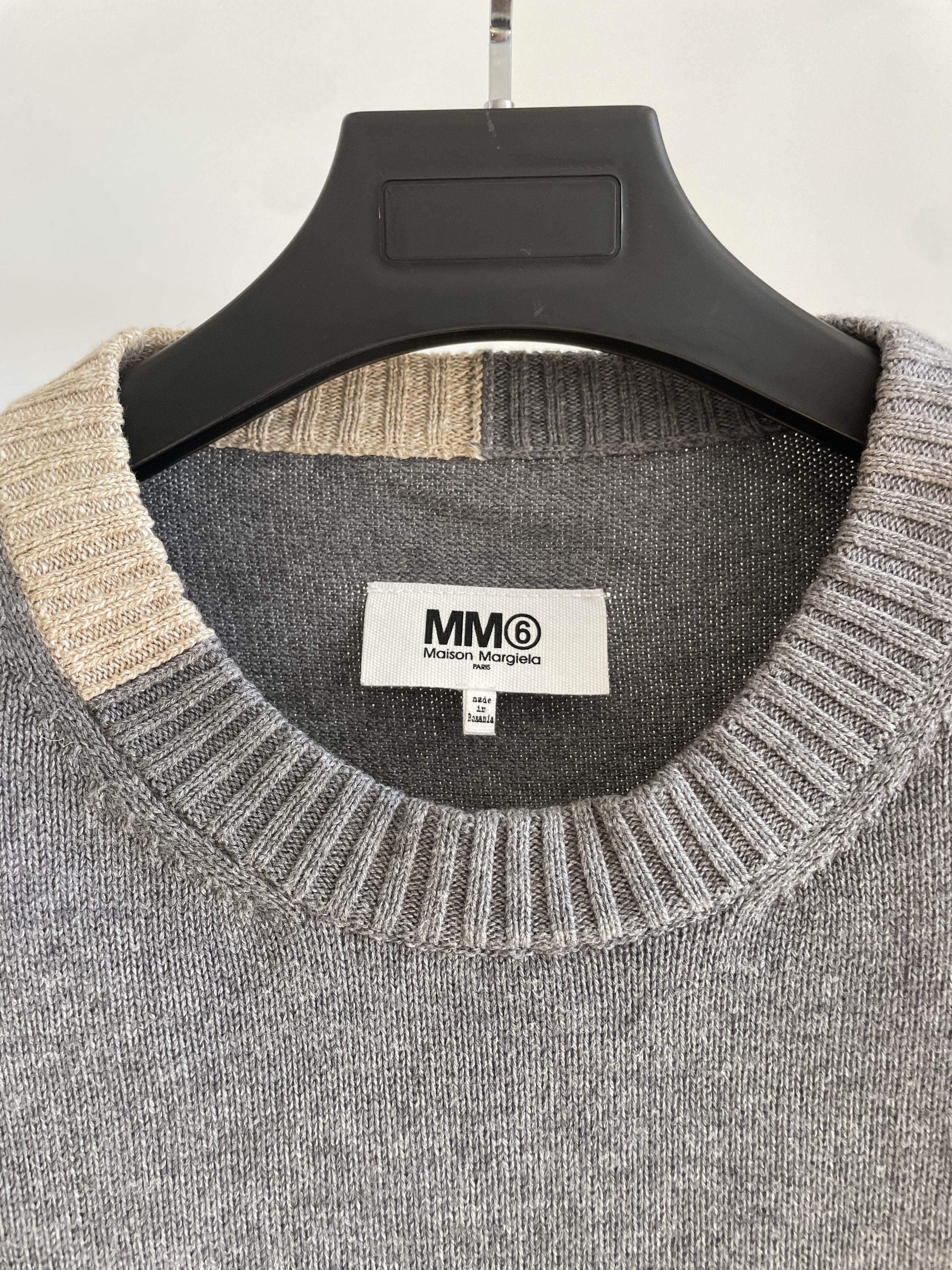 Maison Margiela Msison Margiela Color Block Crew neck Sweater Size M / US 6-8 / IT 42-44 - 2 Thumbnail