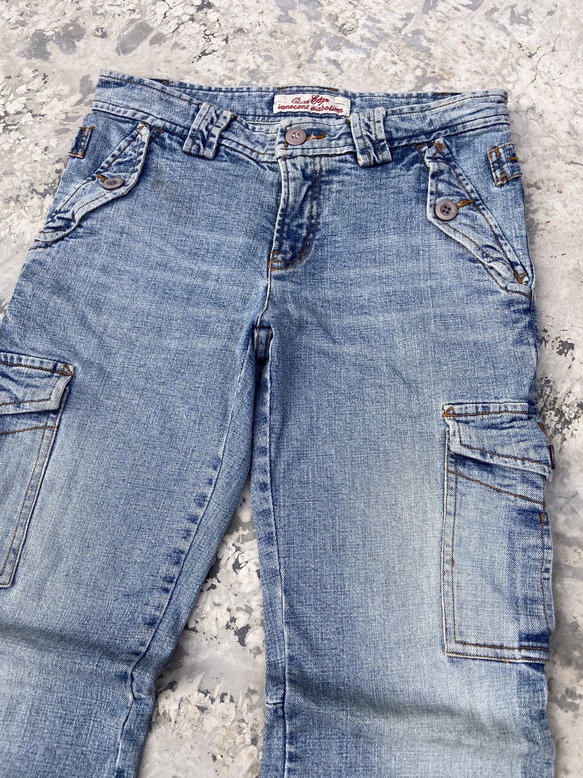 Beauty Beast × Japanese Brand × Le Grande Bleu (L.G.B.) Raur edge denim pants cargo Size 27" / US 4 / IT 40 - 5 Thumbnail