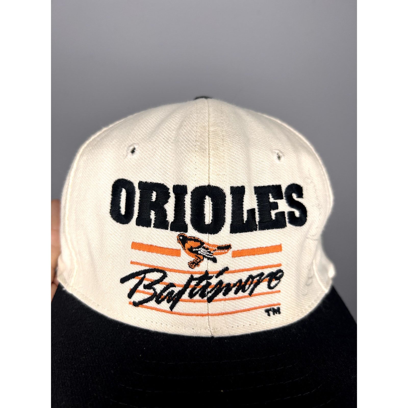 MLB × Vintage Vintage Baltimore Orioles MLB Snapback Hat Autographed Size ONE SIZE - 5 Thumbnail