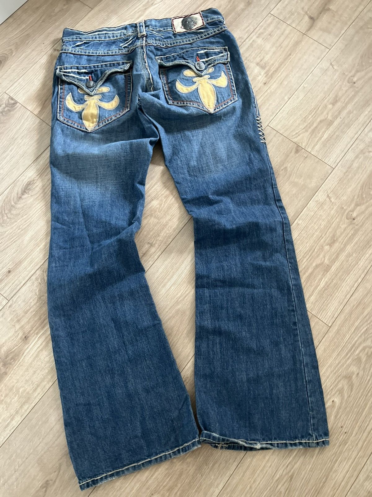 Vintage Vintage y2k jeans rock revival style made in Usa swag Size US 36 / EU 52 - 2 Thumbnail