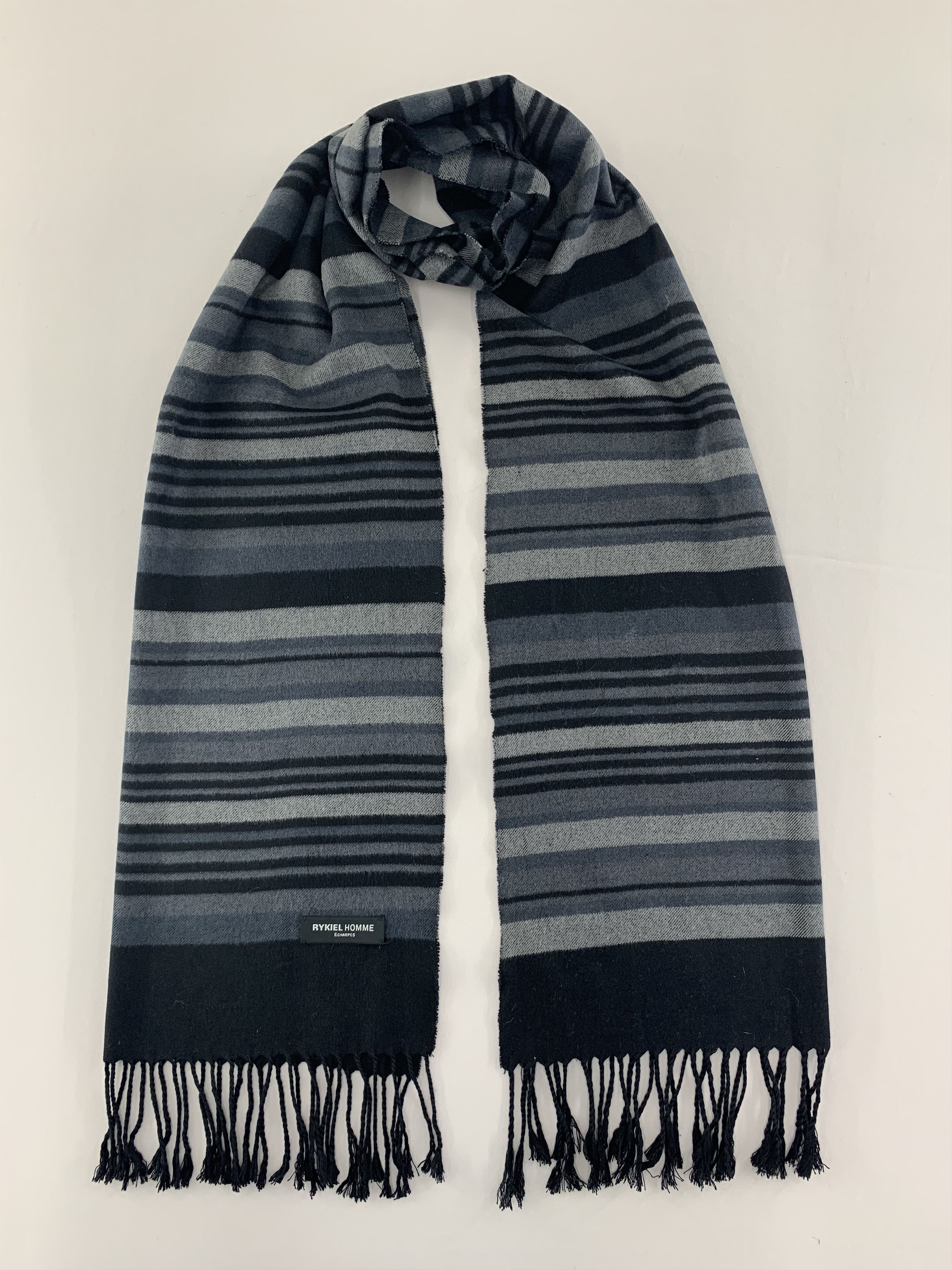 Sonia Rykiel Rykiel Homme Scarf Wool Muffler Neck Wrap BL4046 Size ONE SIZE - 2 Thumbnail