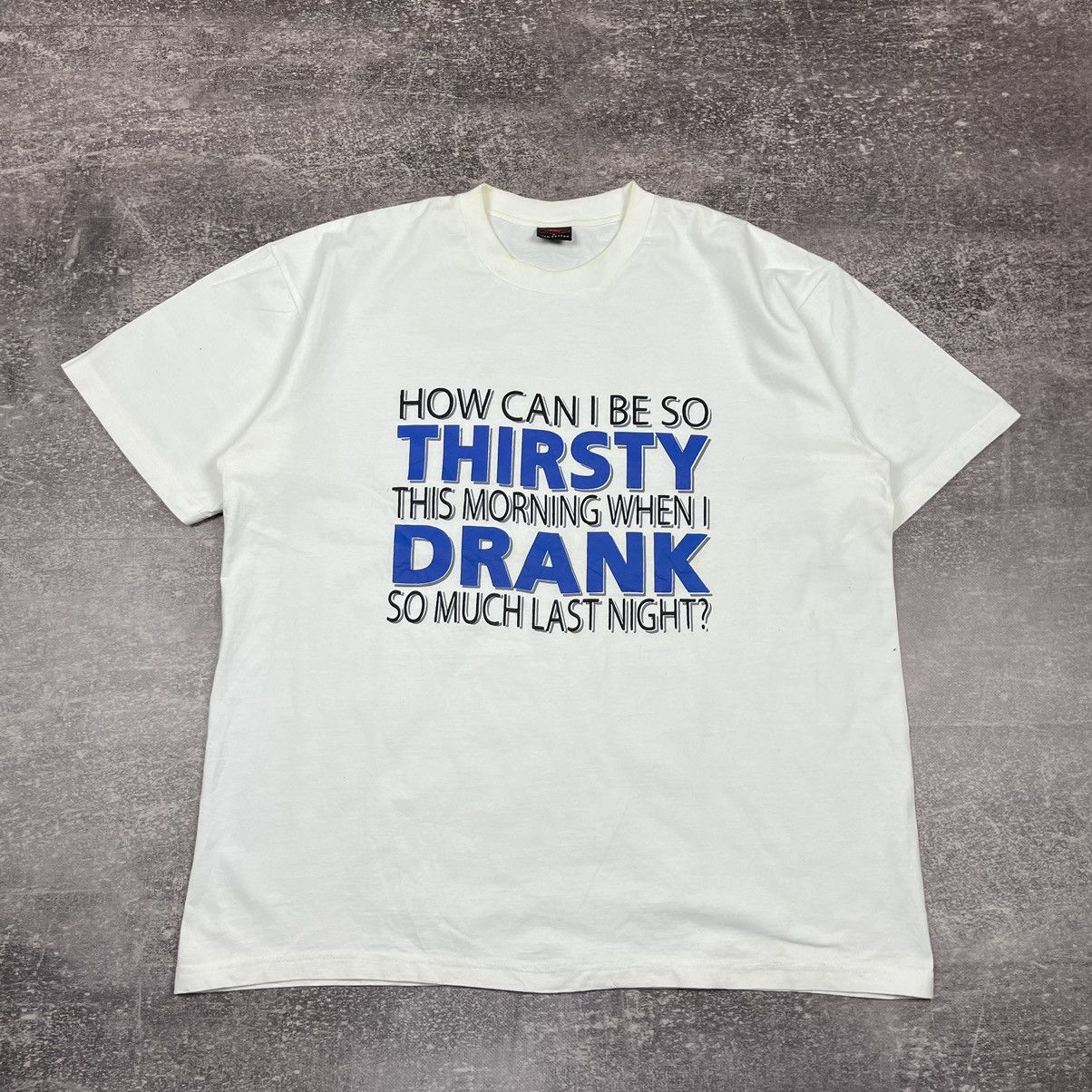 Vintage Vintage Humor Alcohol T Shirt Size US XL / EU 56 / 4 - 1 Thumbnail