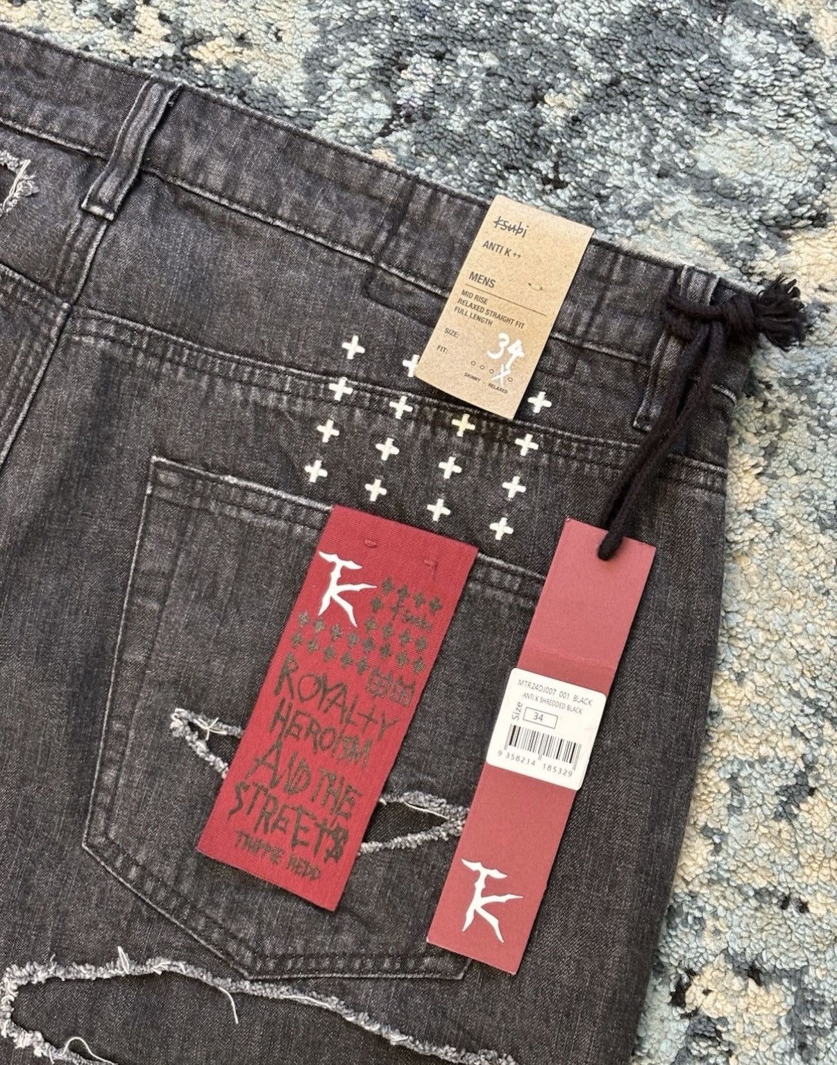 Ksubi Ksubi x Trippie Red Anti K Denim Pants Brand New Size 34 Size US 34 / EU 50 - 4 Thumbnail