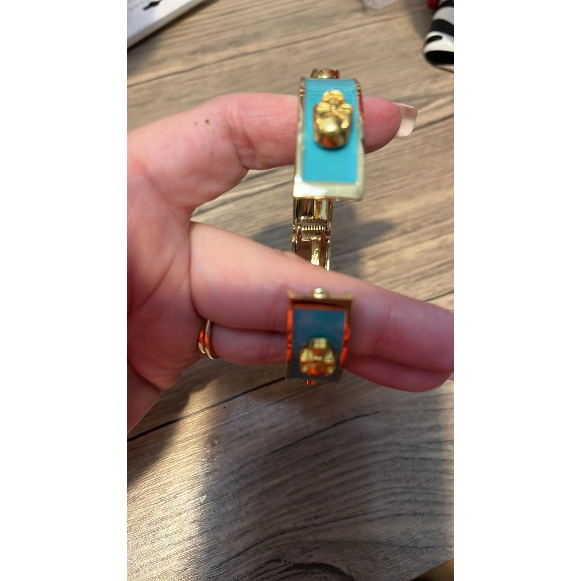 Other New Iron Man Clamper Gold Bangle Bracelet Size ONE SIZE - 2 Thumbnail