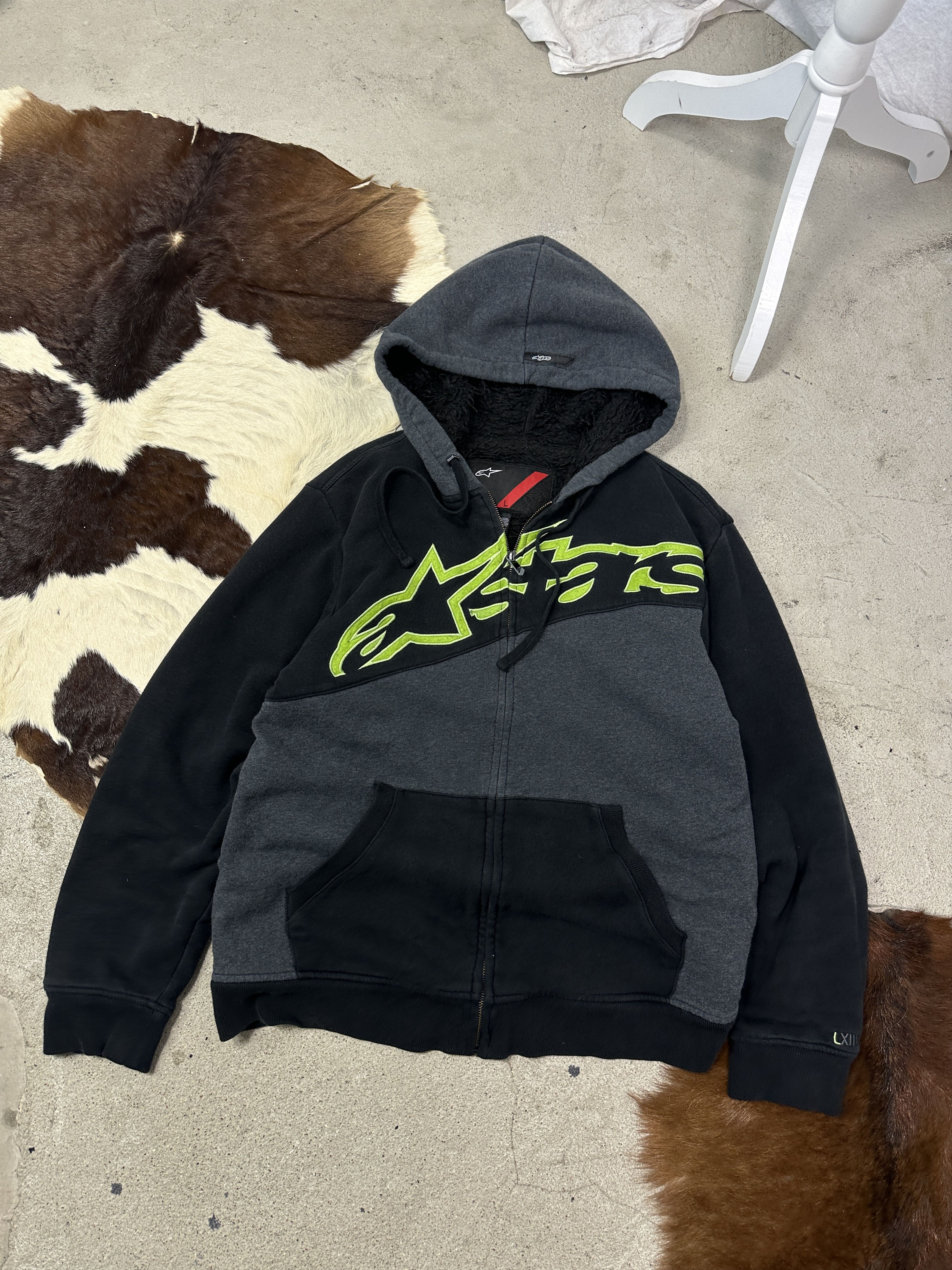 Alpinestars Vintage Gorpcore Racing Fur Alpinestars Sweatshirt Y2K Size US L / EU 52-54 / 3 - 1 Thumbnail
