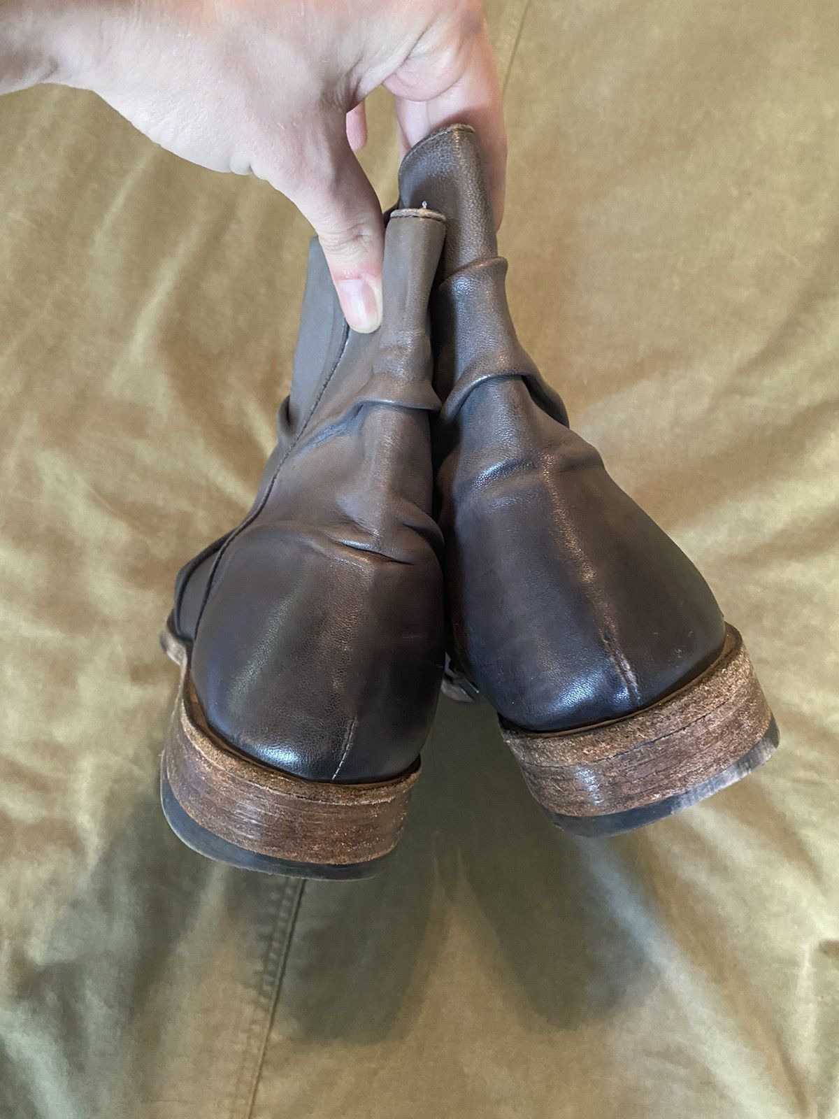John Varvatos John Varvatos Morrison Sharpei Leather Boots Size US 8 / EU 41 - 3 Thumbnail