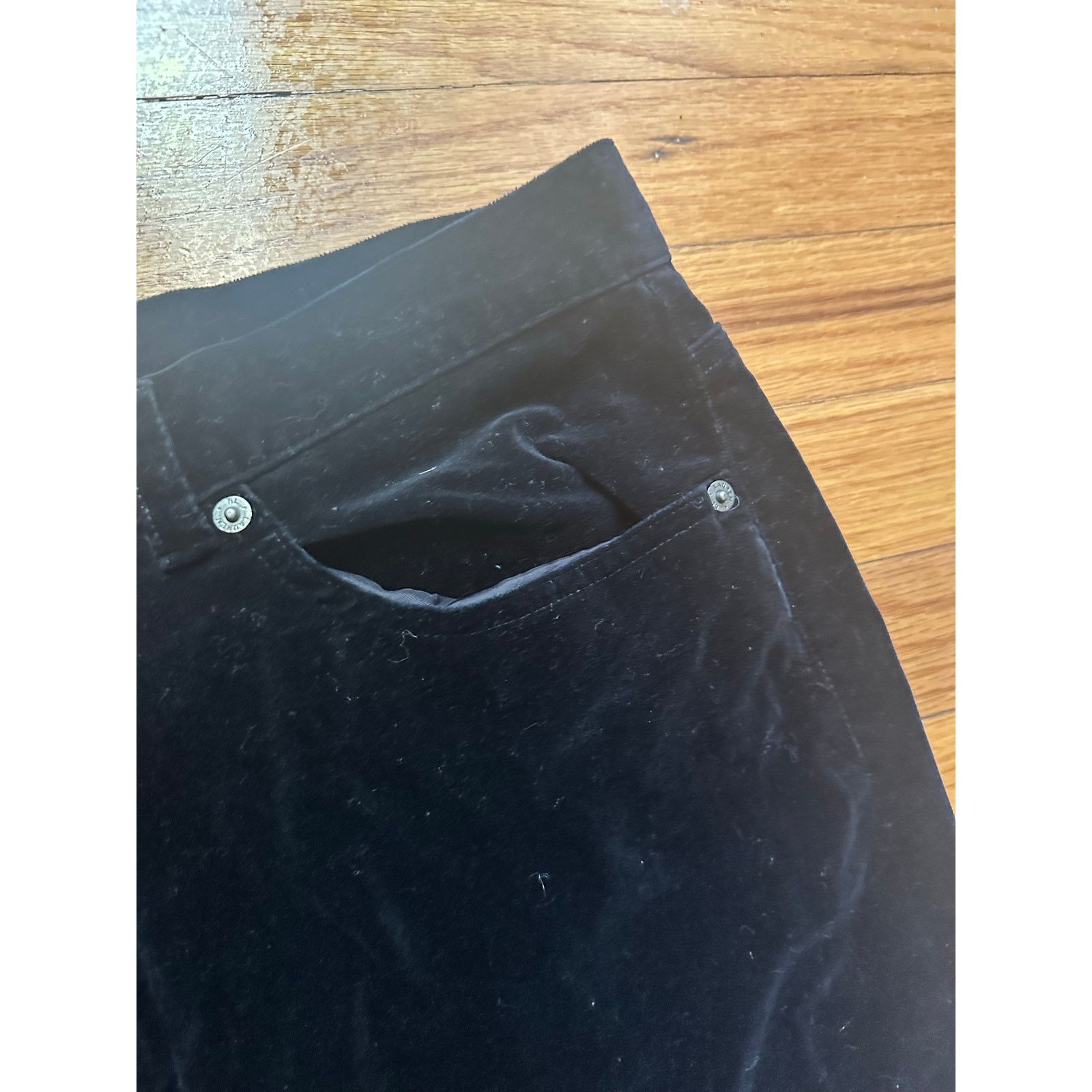 Lauren Ralph Lauren Lauren Ralph Lauren Black Velvet Pants Size 30" / US 8 / IT 44 - 5 Thumbnail